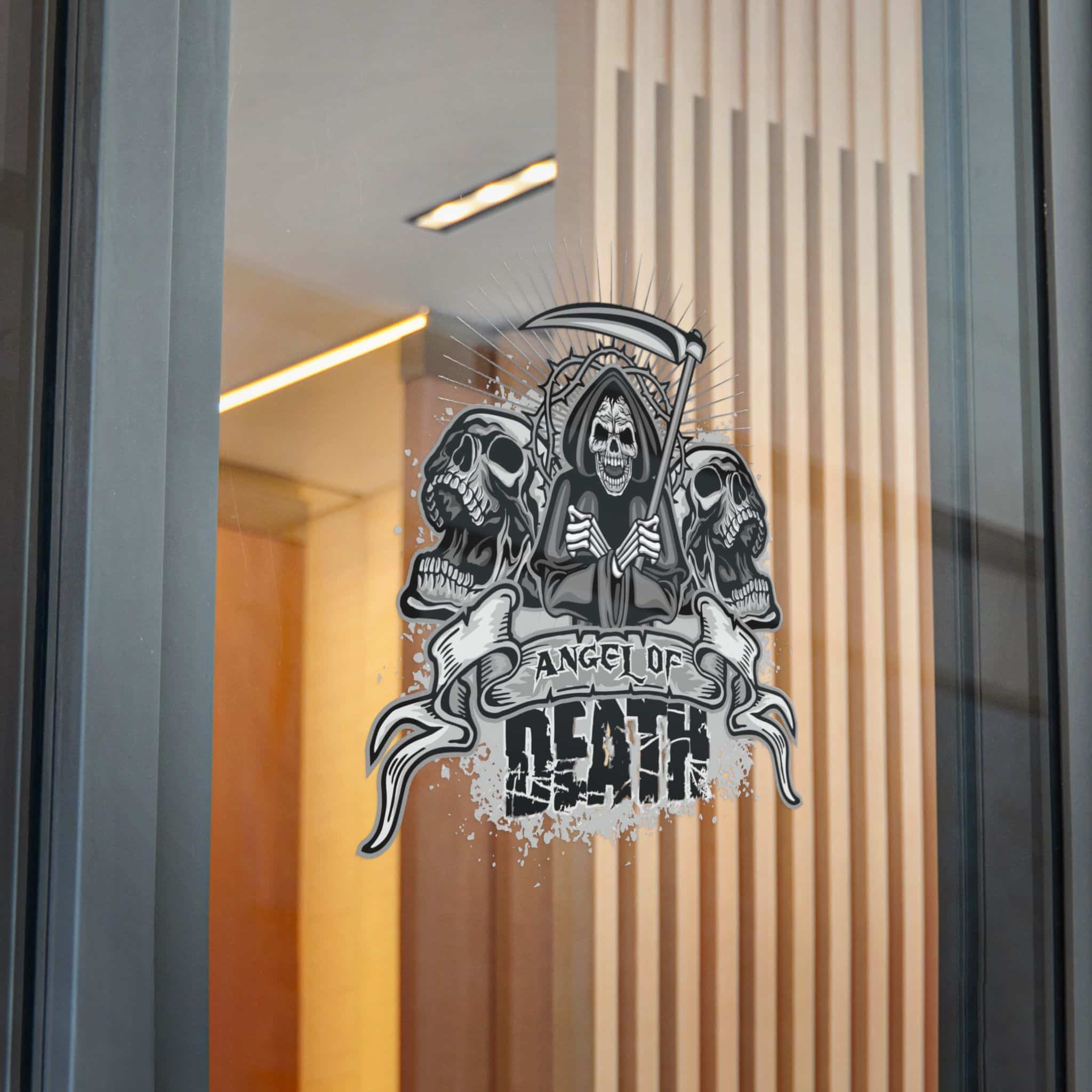 Gothic Sign With Skull Grunge Vintage Design T Shirts (11) Die Cut Stickers Dtf - Image 32
