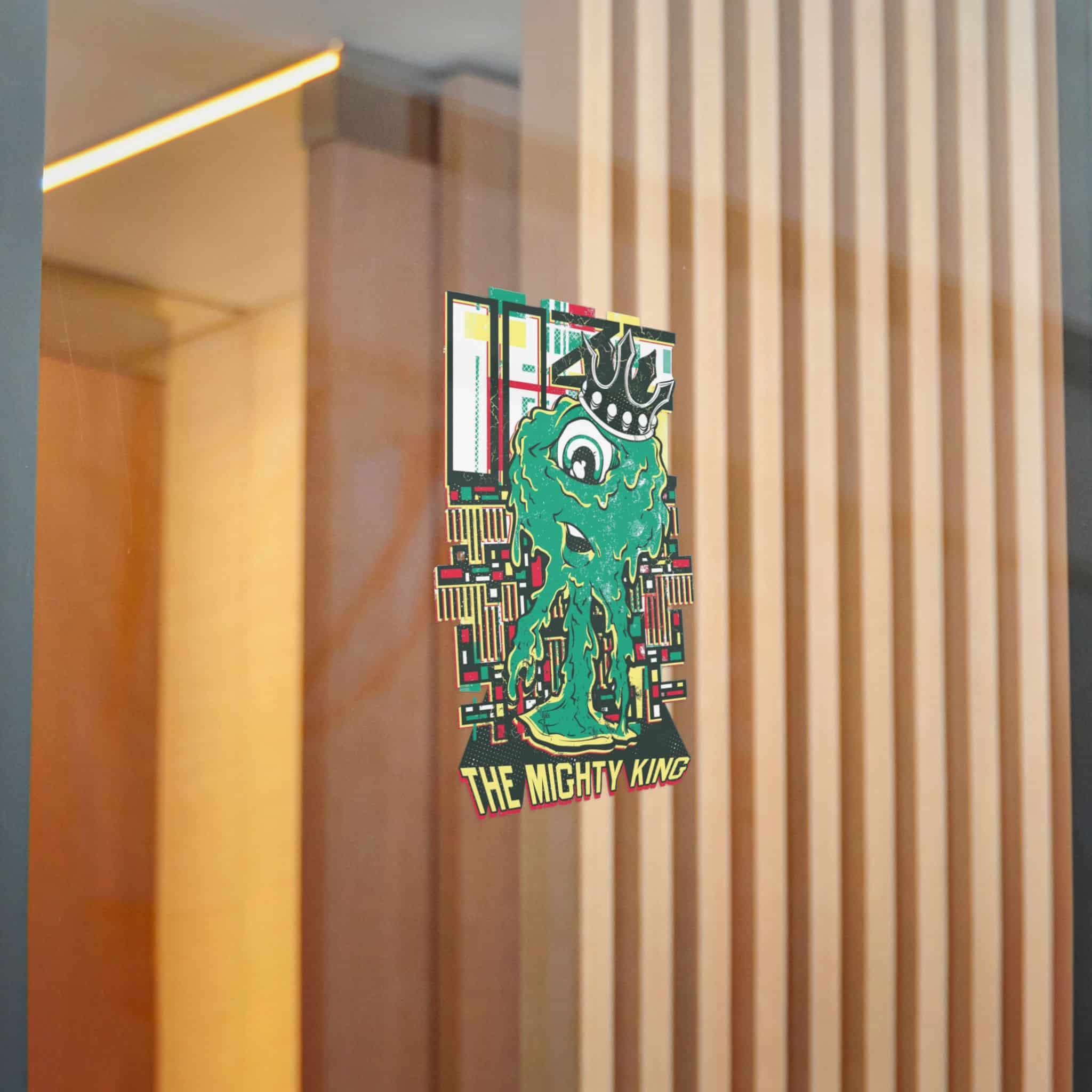 Cyclop Dripping Monster With Royal Crown Die Cut Stickers Dtf - Image 20
