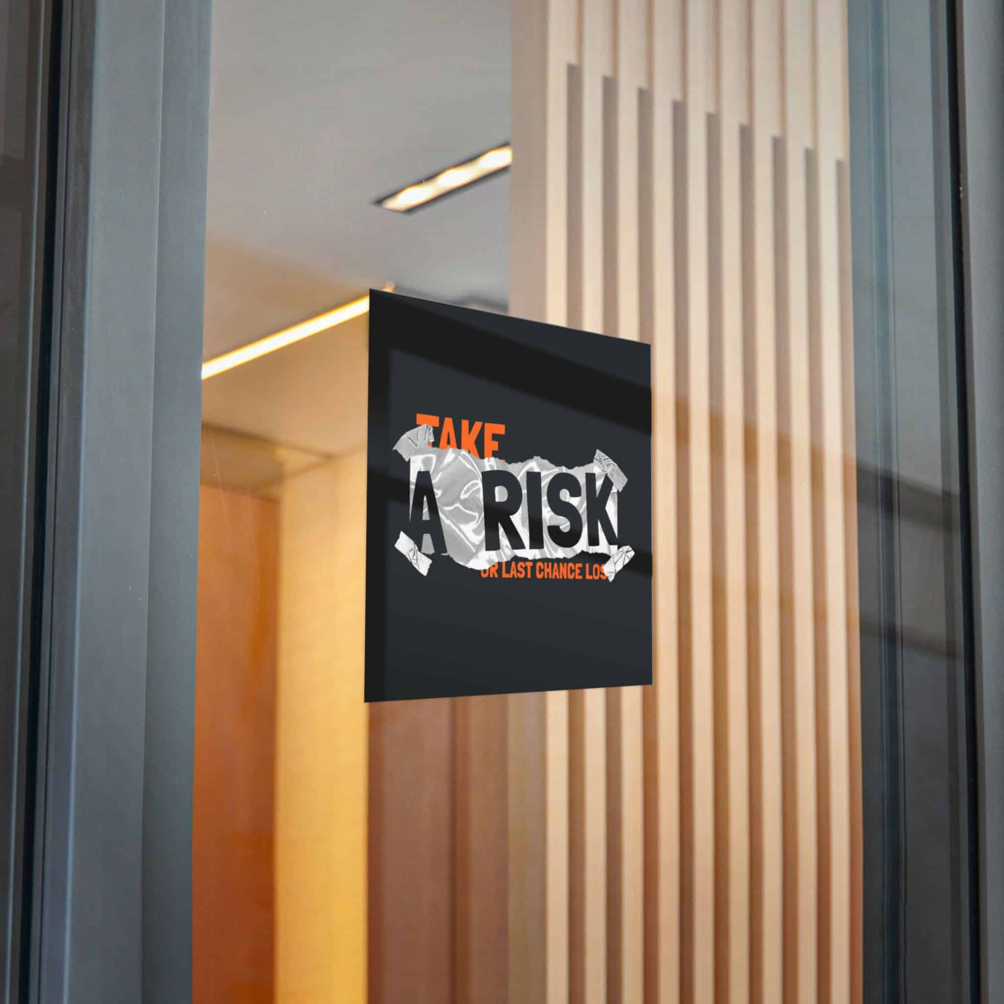Take A Risk Slogan Simple Vintage Fashion Die Cut Stickers Dtf - Image 26