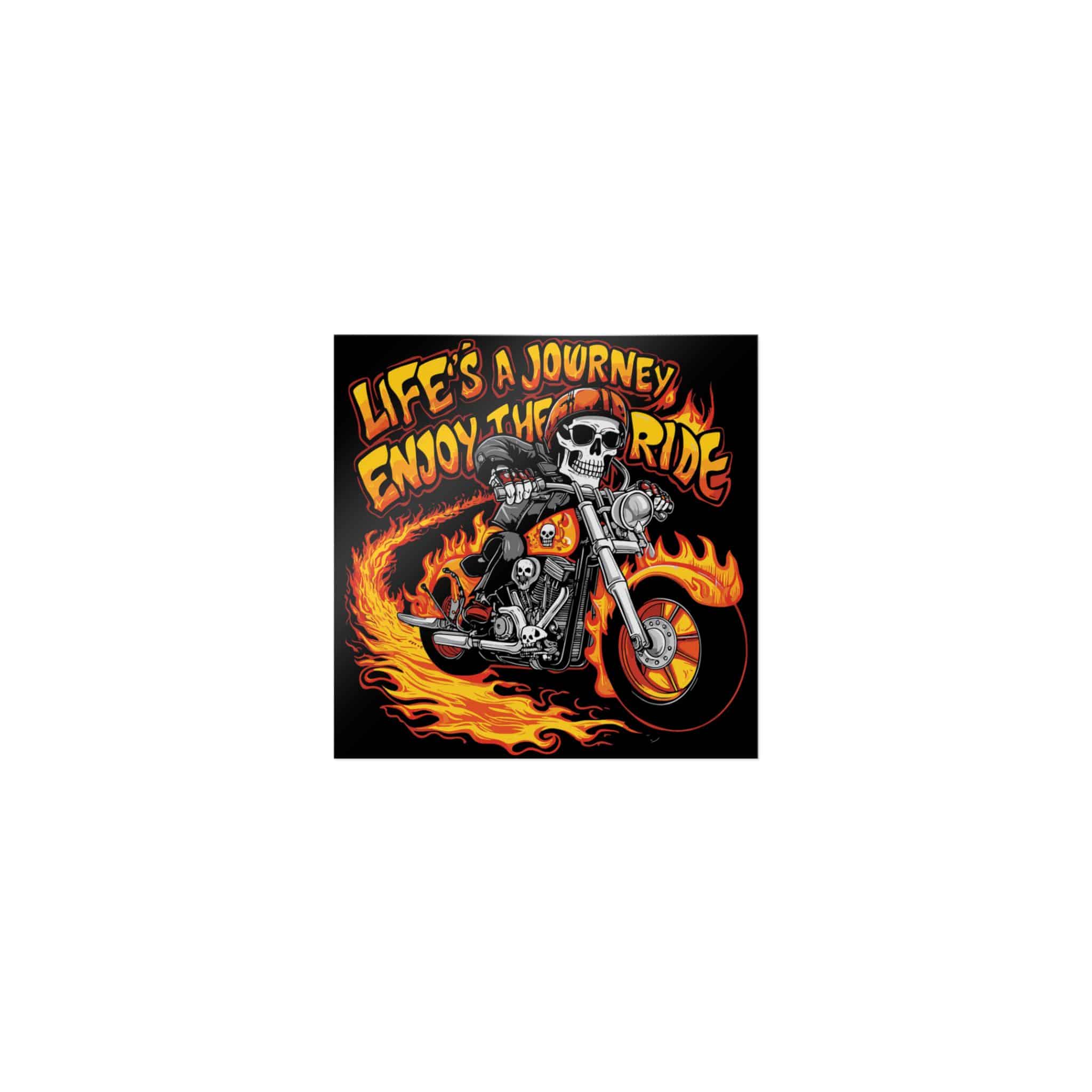 Life's A Journey Enjoy the Ride Die Cut Stickers Dtf - Image 9
