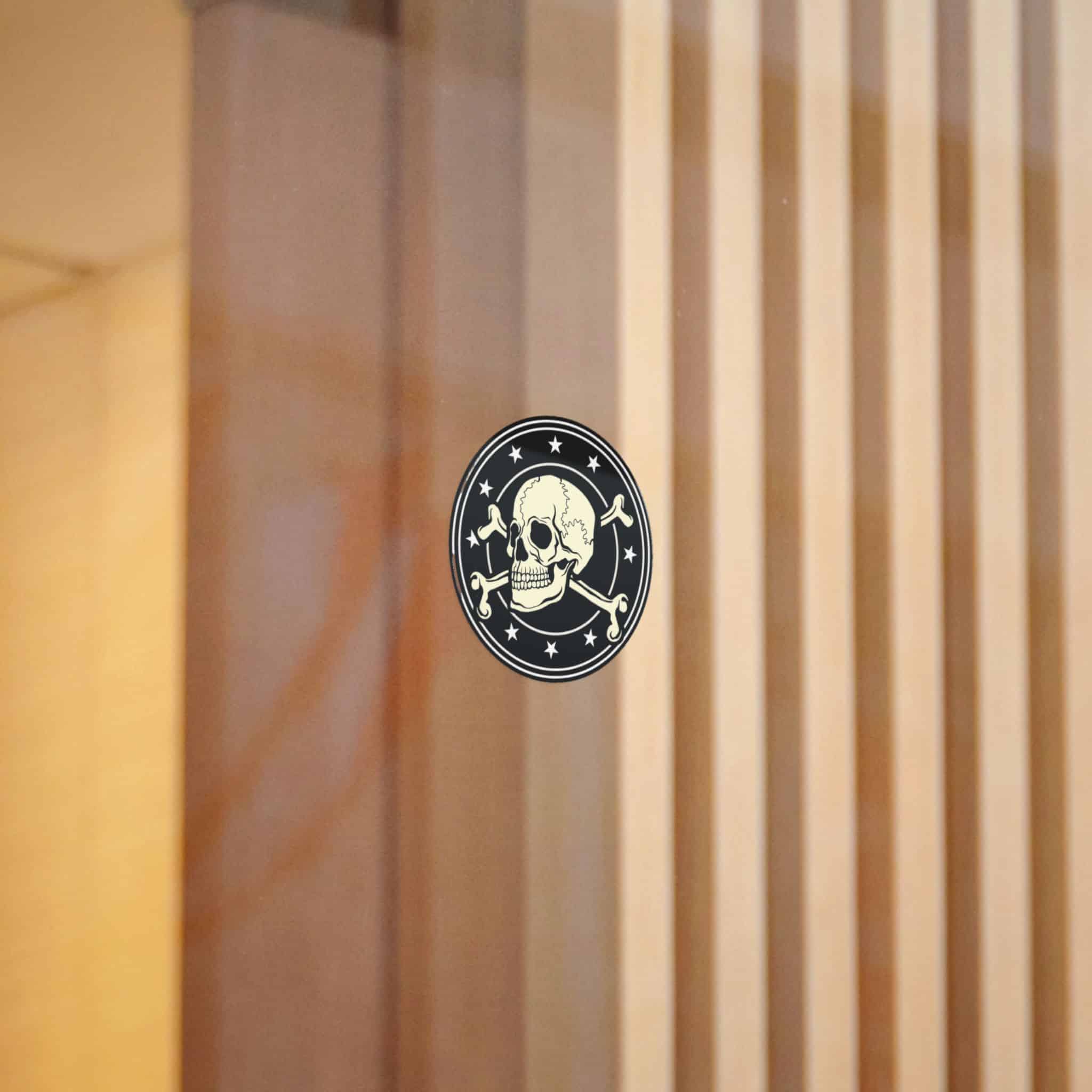 Signo Militar Calavera Grunge Diseno Vintage Camisetas Die Cut Stickers Dtf - Image 2