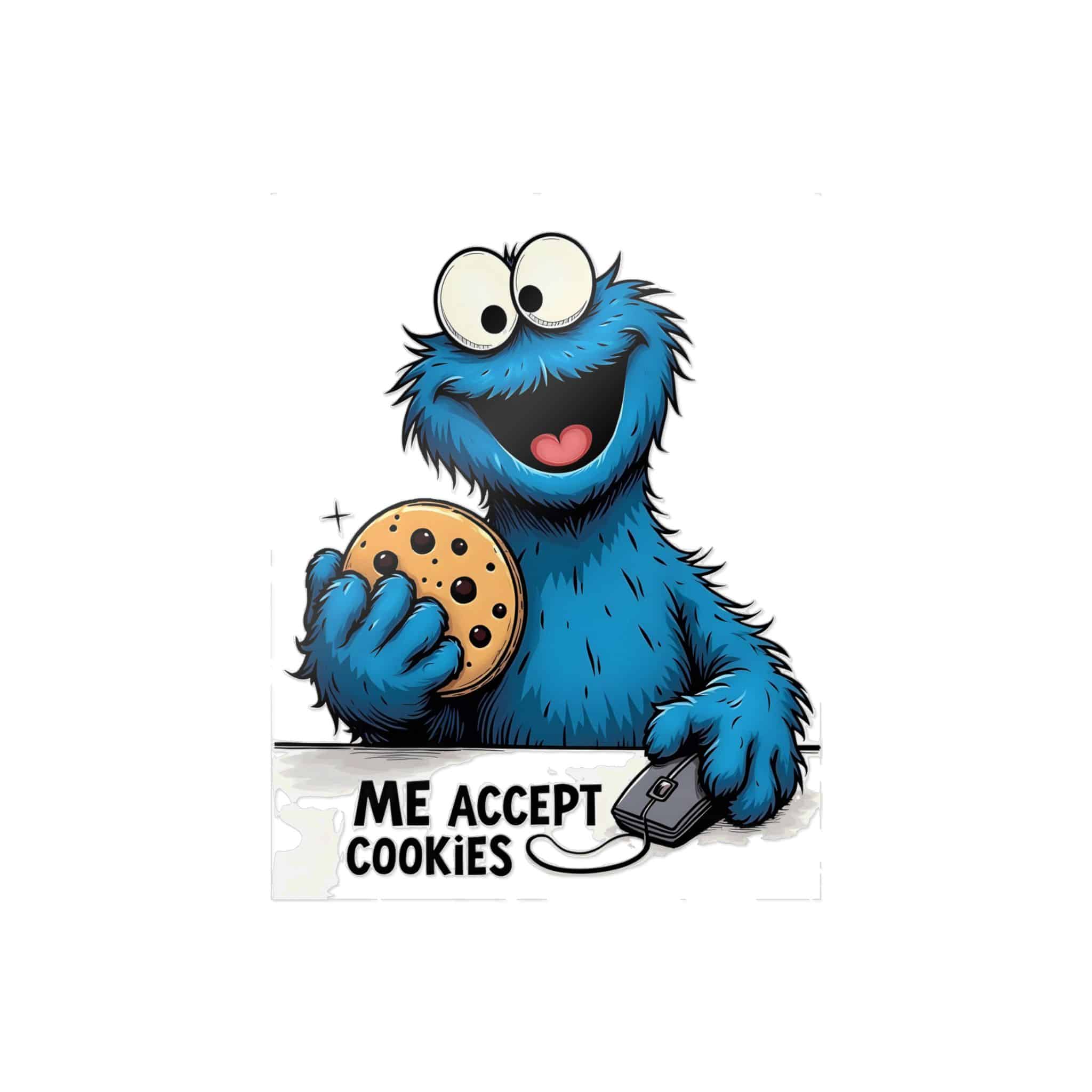 Me Accept Cookies (4) Die Cut Stickers Dtf - Image 13