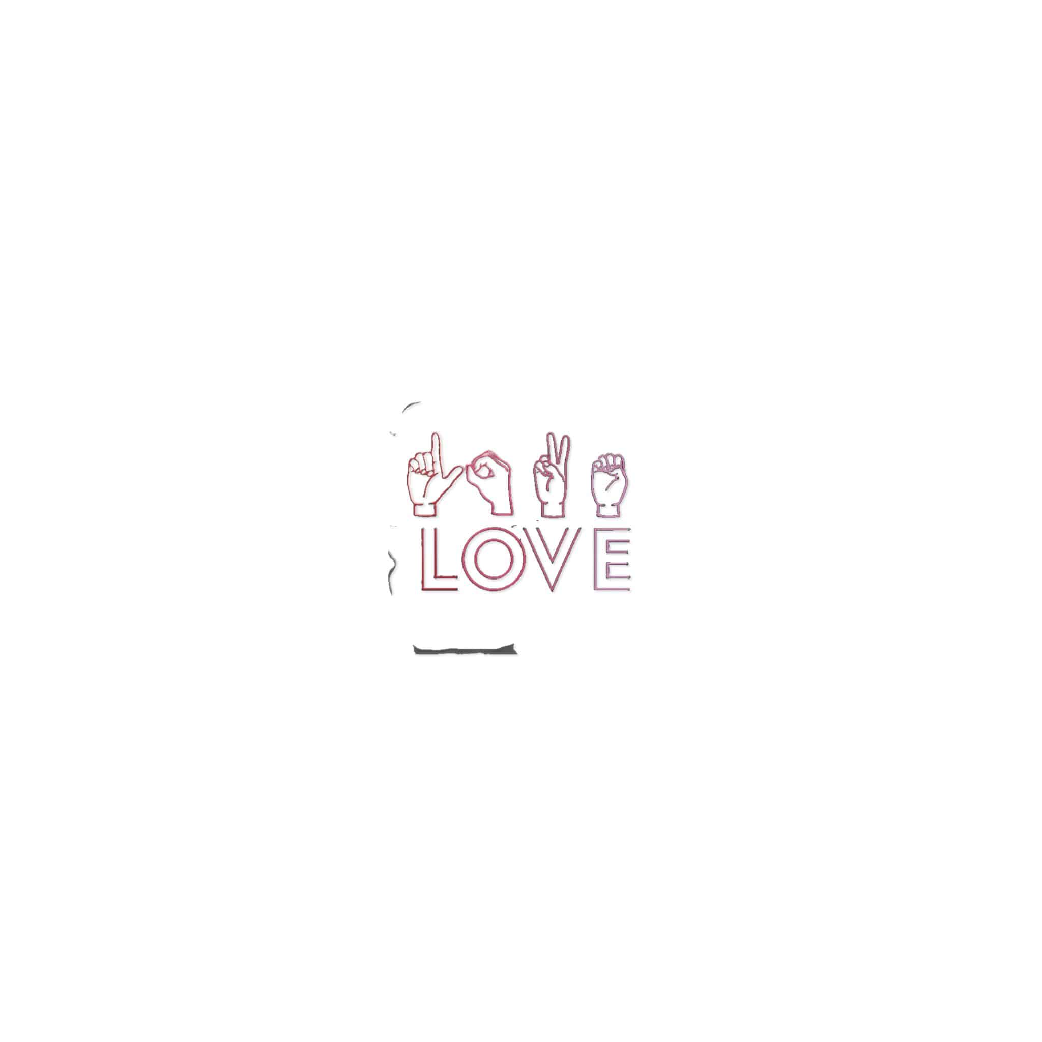 Love Sign Language Die Cut Stickers Dtf - Image 7