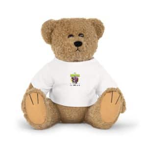 Typography Tshirt Design Ninja Plush Toy With T Shirt