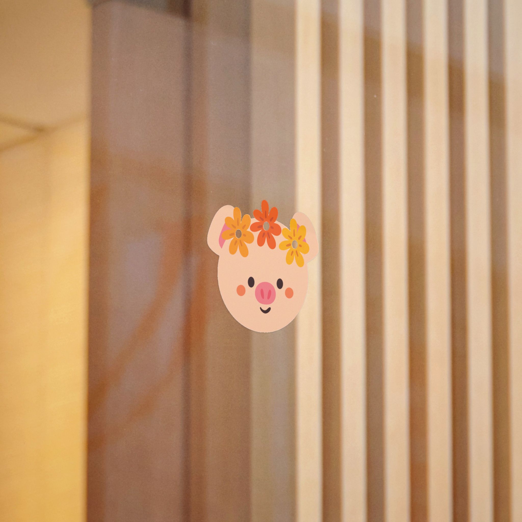 Cute Cartoon Art Nursery Room Decor(5) Die Cut Stickers Dtf - Image 4