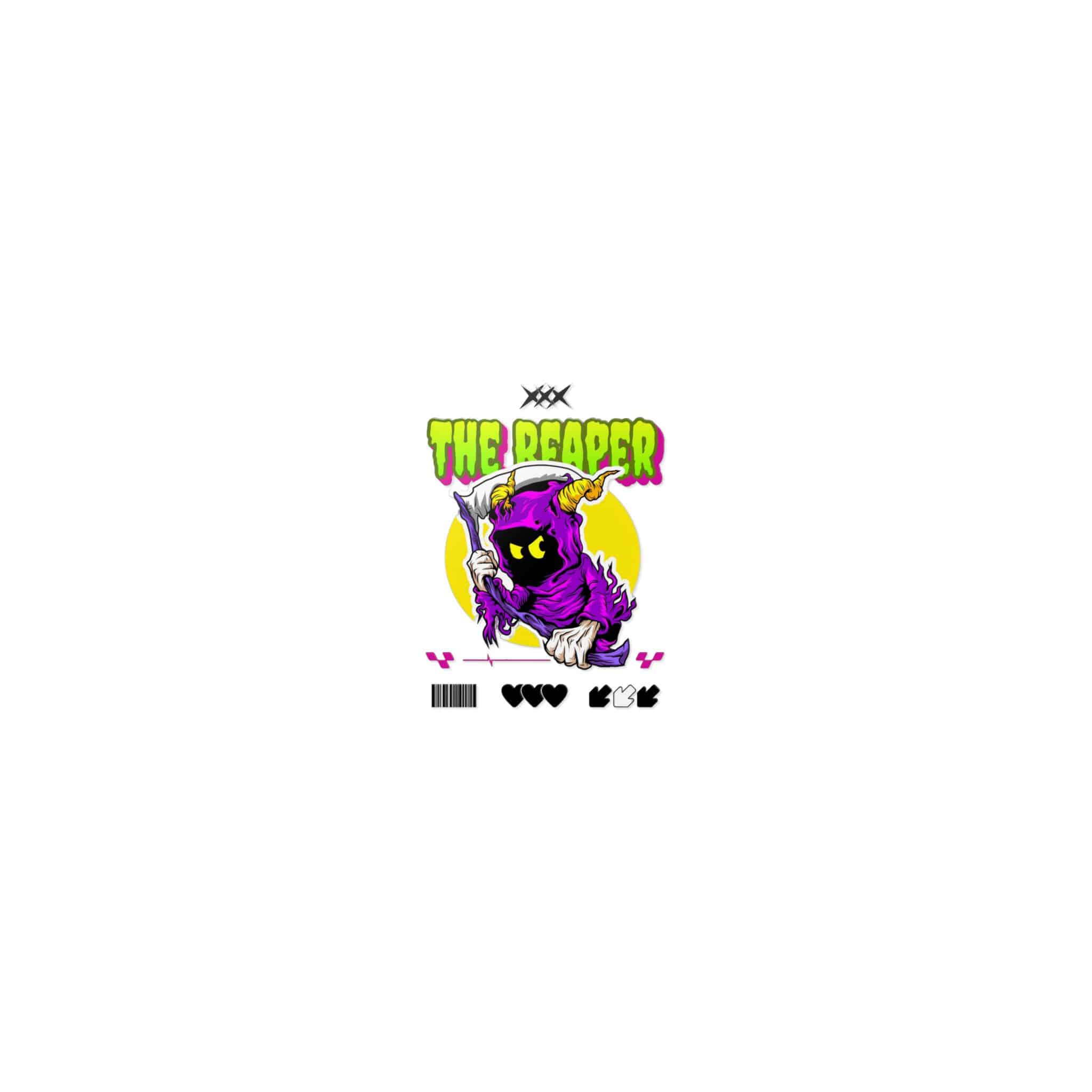 Typography Tshirt Design Reaper Die Cut Stickers Dtf - Image 17