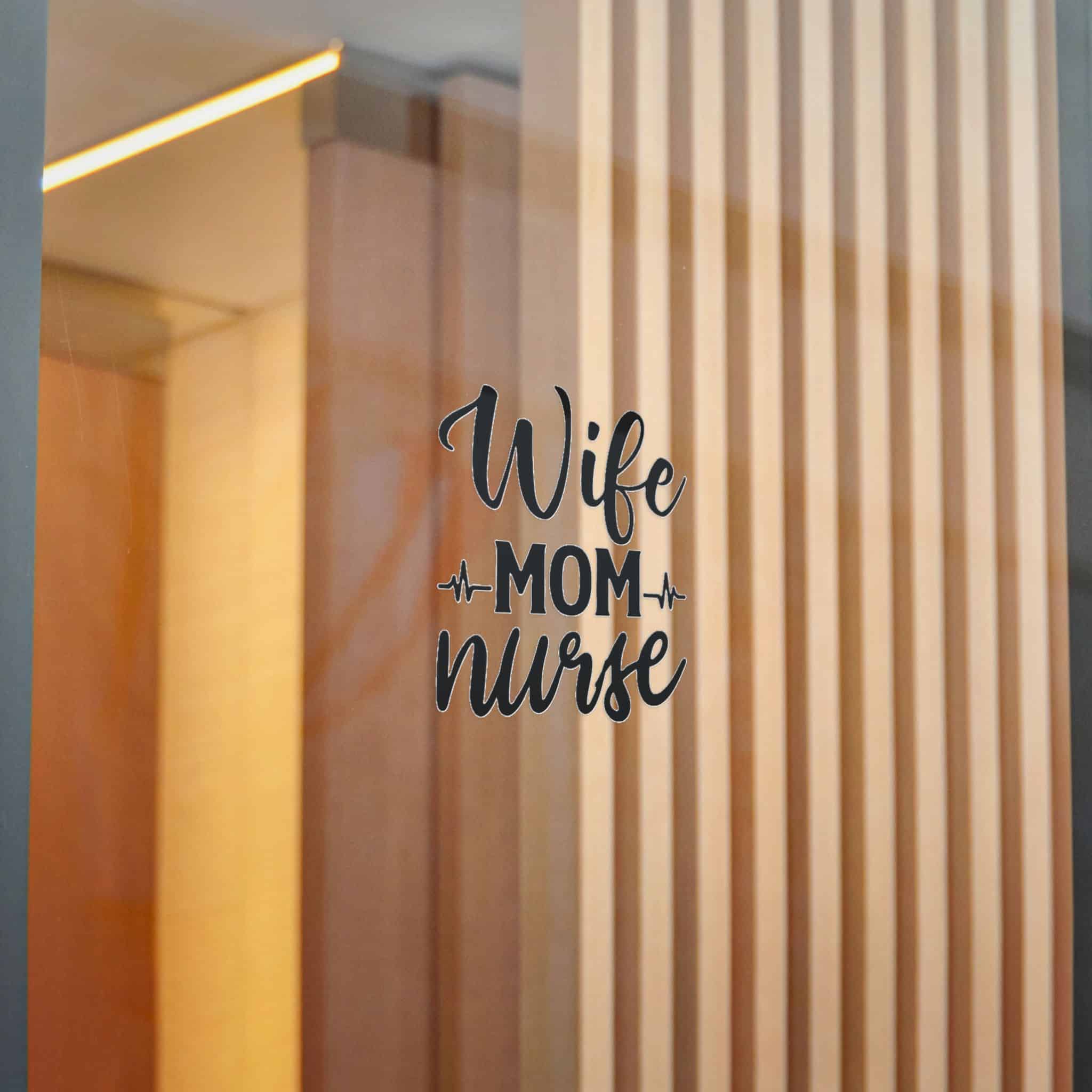 Wife Mom Nurse Die Cut Stickers Dtf - Image 16