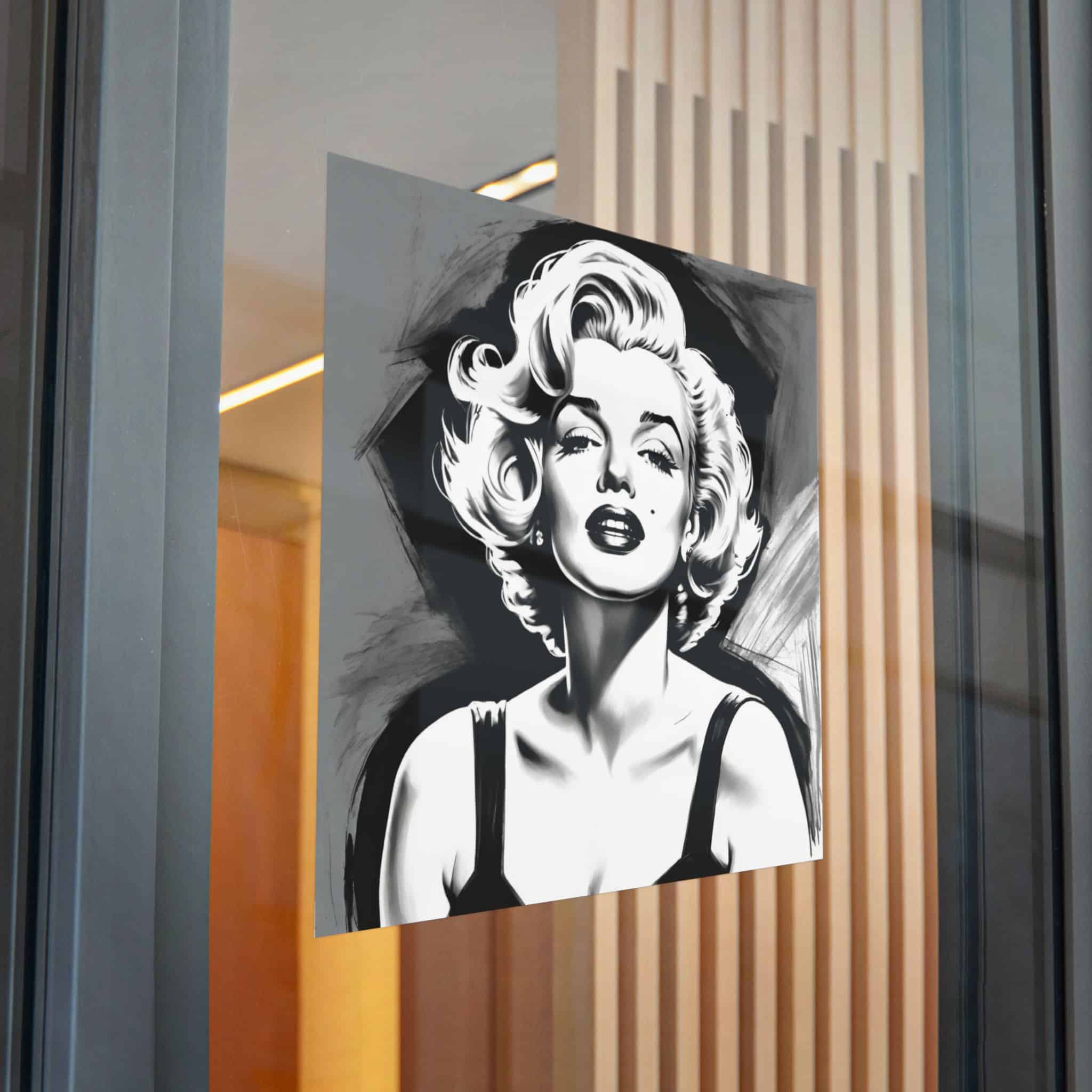 Marilyn Monroe Drawing Die Cut Stickers Dtf - Image 32