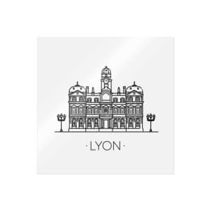 Lyon City Die Cut Stickers Dtf