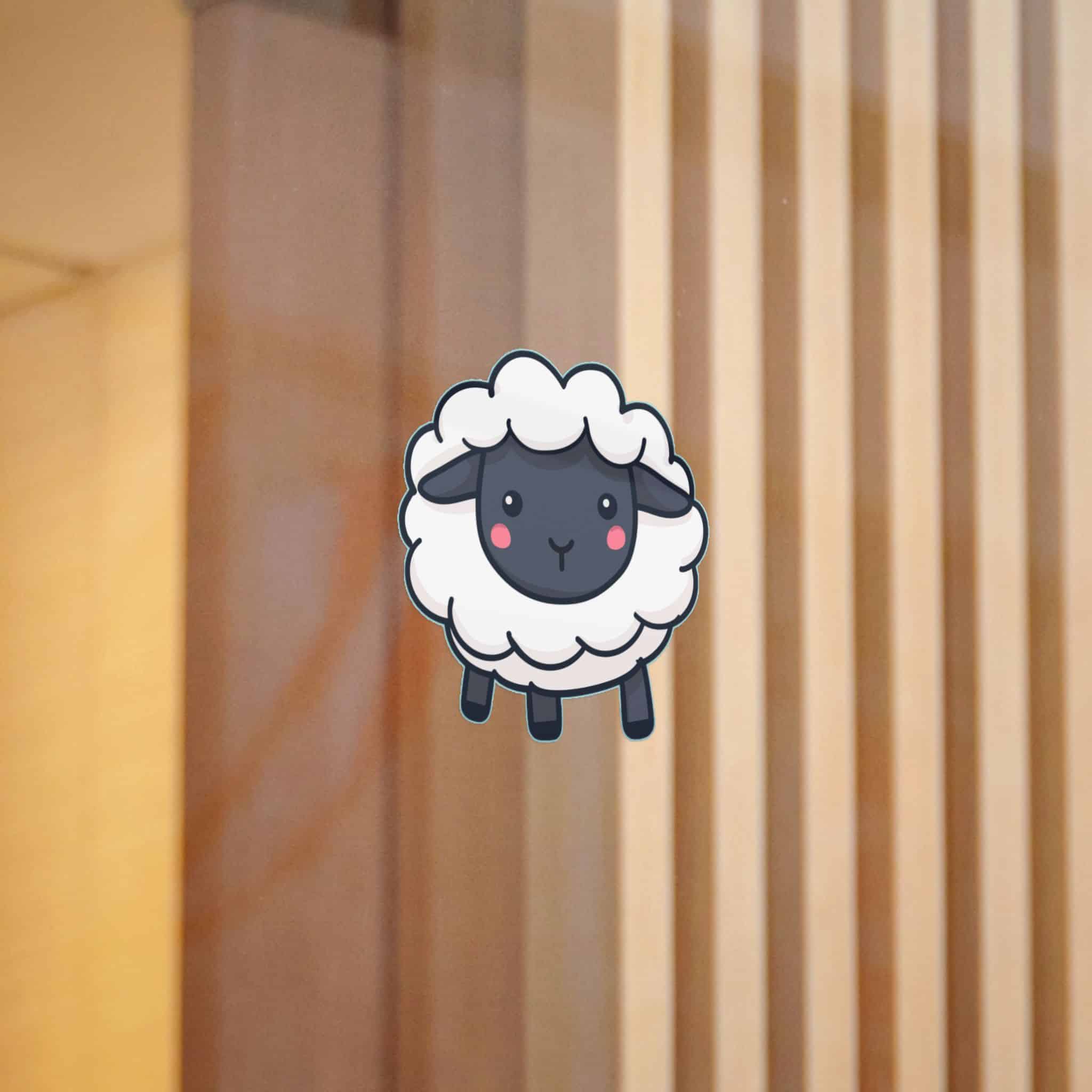 Sheep Vector Cute (1) Die Cut Stickers Dtf - Image 6