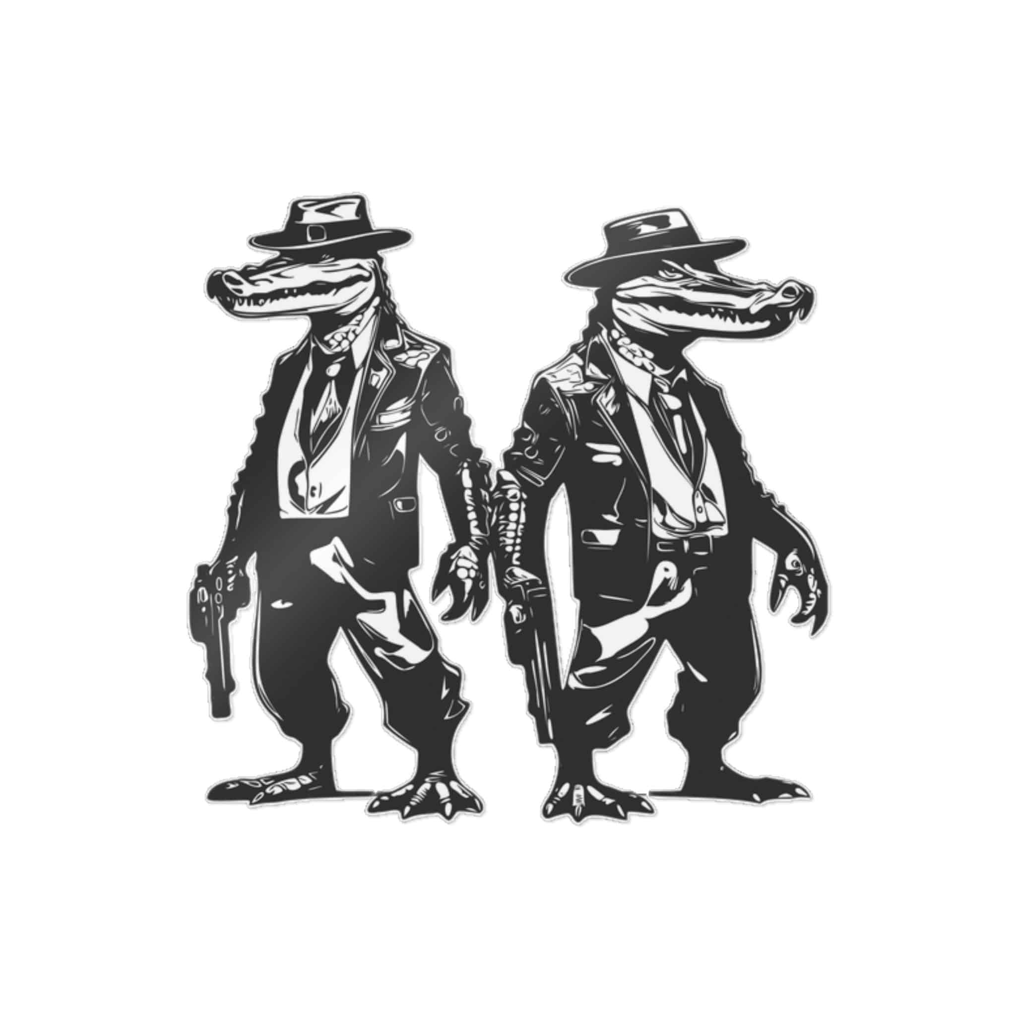 Crocomobster 6 Die Cut Stickers Dtf