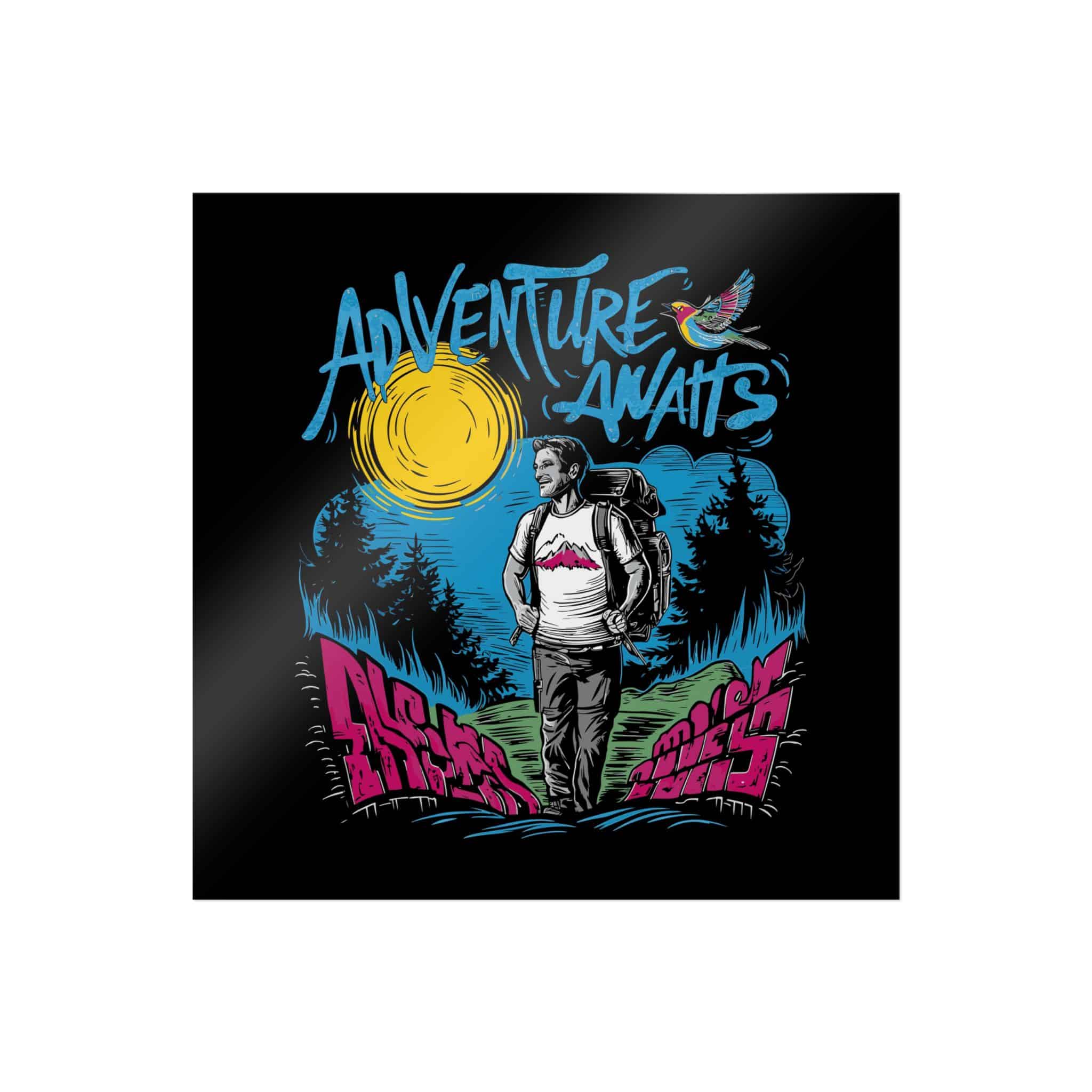 Adventure Awaits Die Cut Stickers Dtf - Image 23