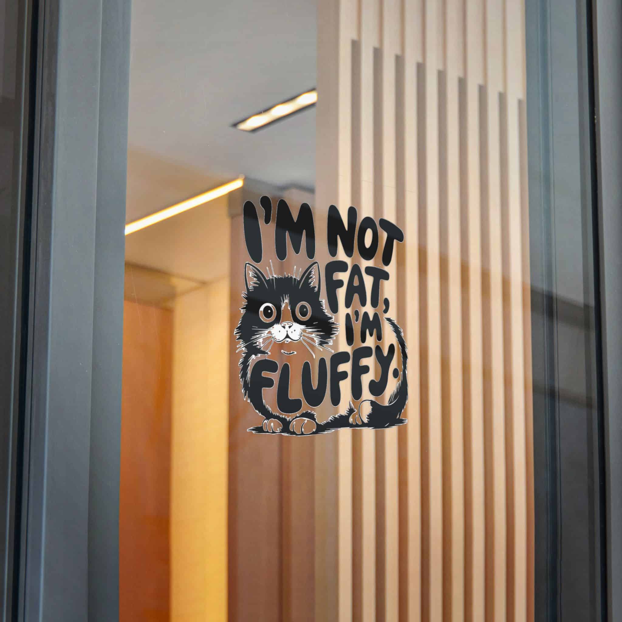 I'm Not Fat I'm Fluffy Die Cut Stickers Dtf - Image 28