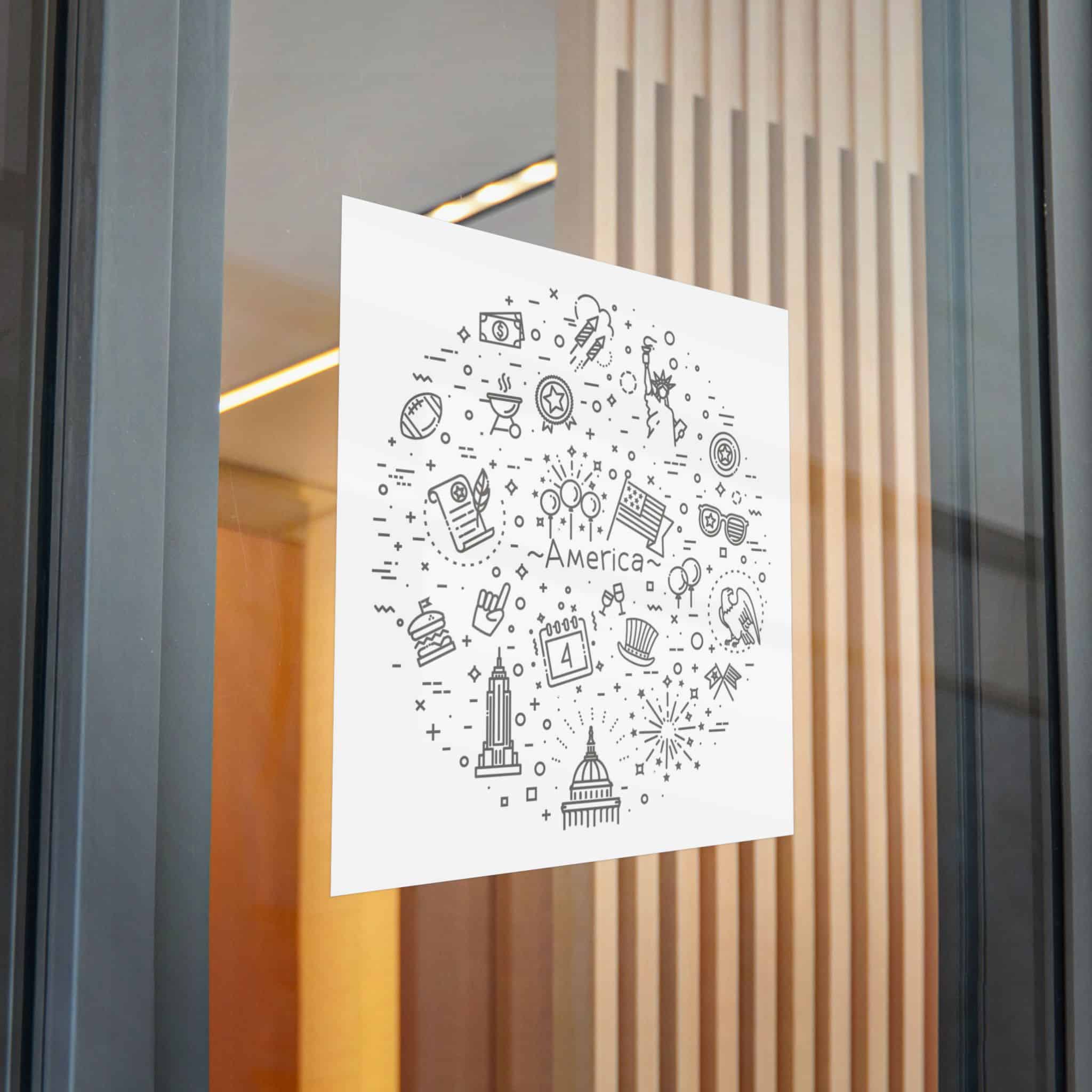 Independence Die Cut Stickers Dtf - Image 30