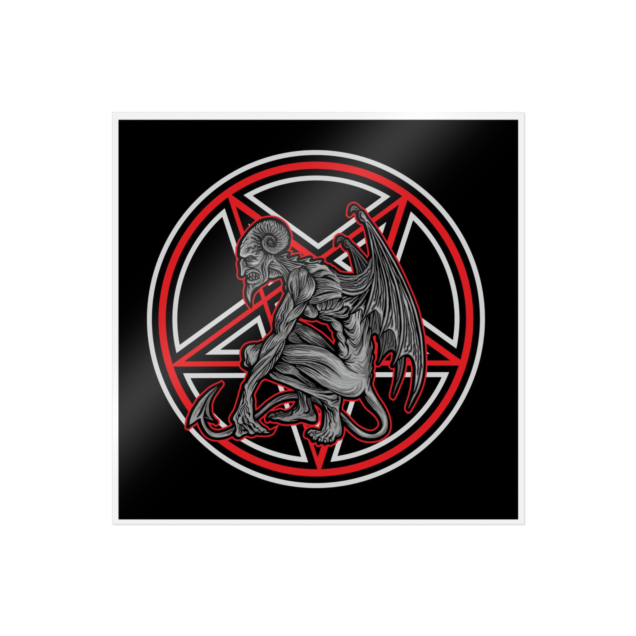 Demon 02 Die Cut Stickers Dtf - Image 5