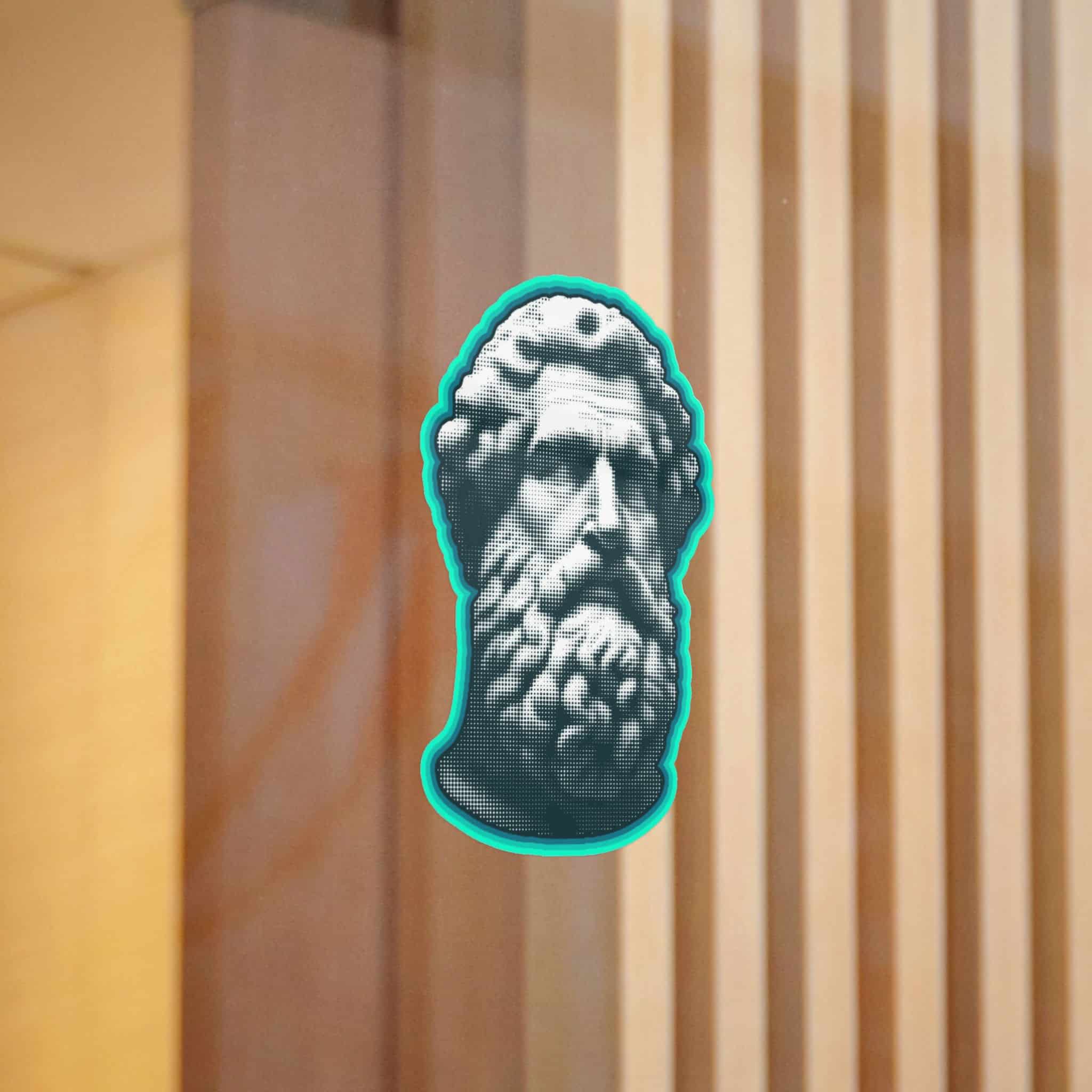 Halftone Vector Greece Modern Face Statue With Contemporary Pop Art Style Copia Die Cut Stickers Dtf - Image 12