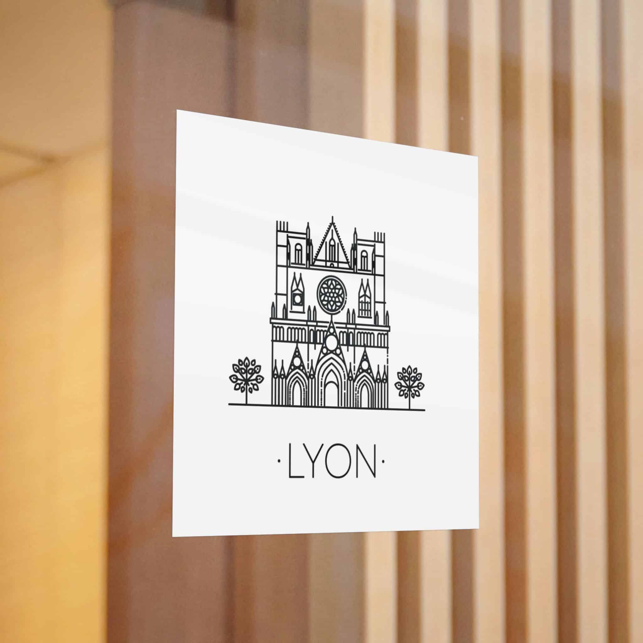 Lyon Die Cut Stickers Dtf - Image 12