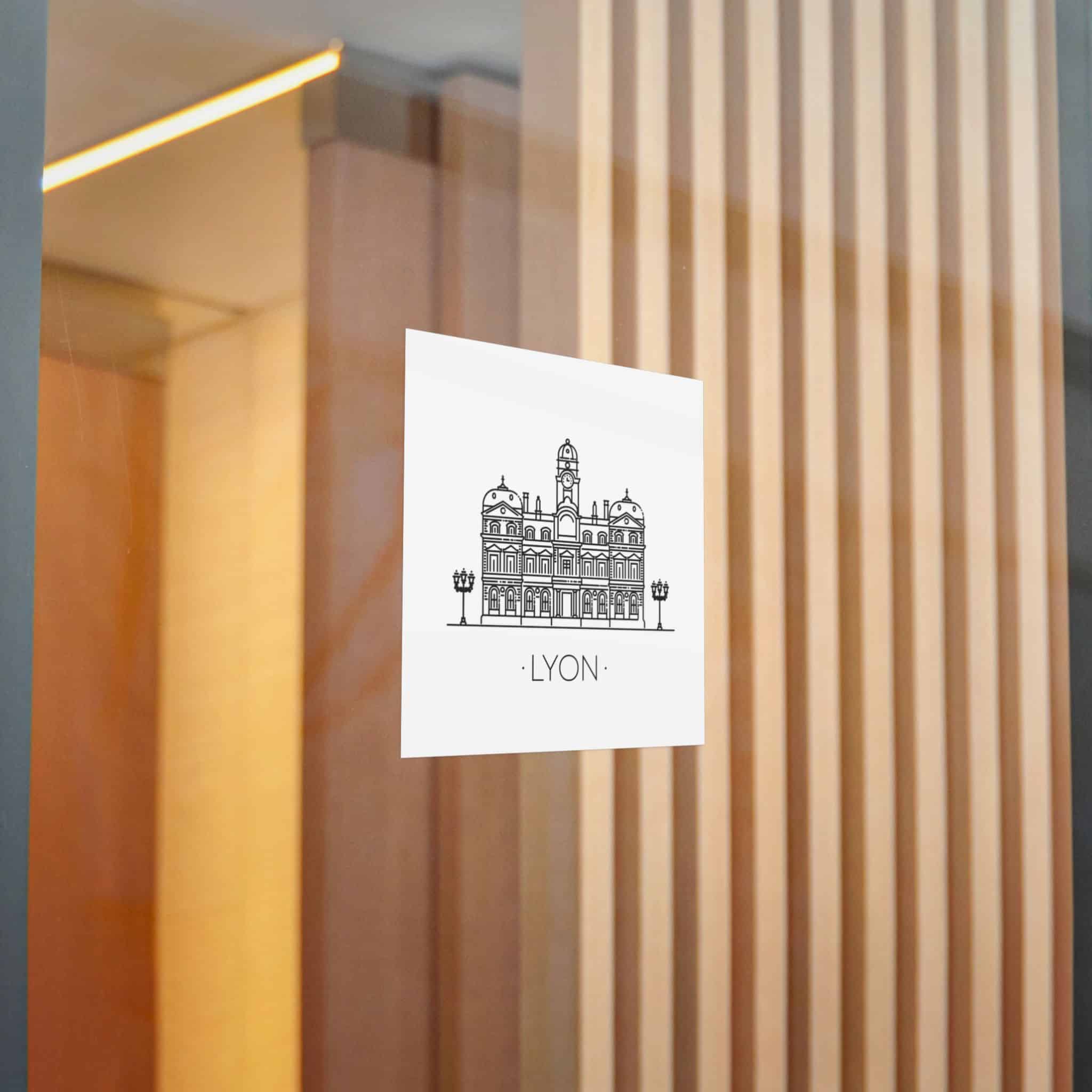 Lyon City Die Cut Stickers Dtf - Image 14