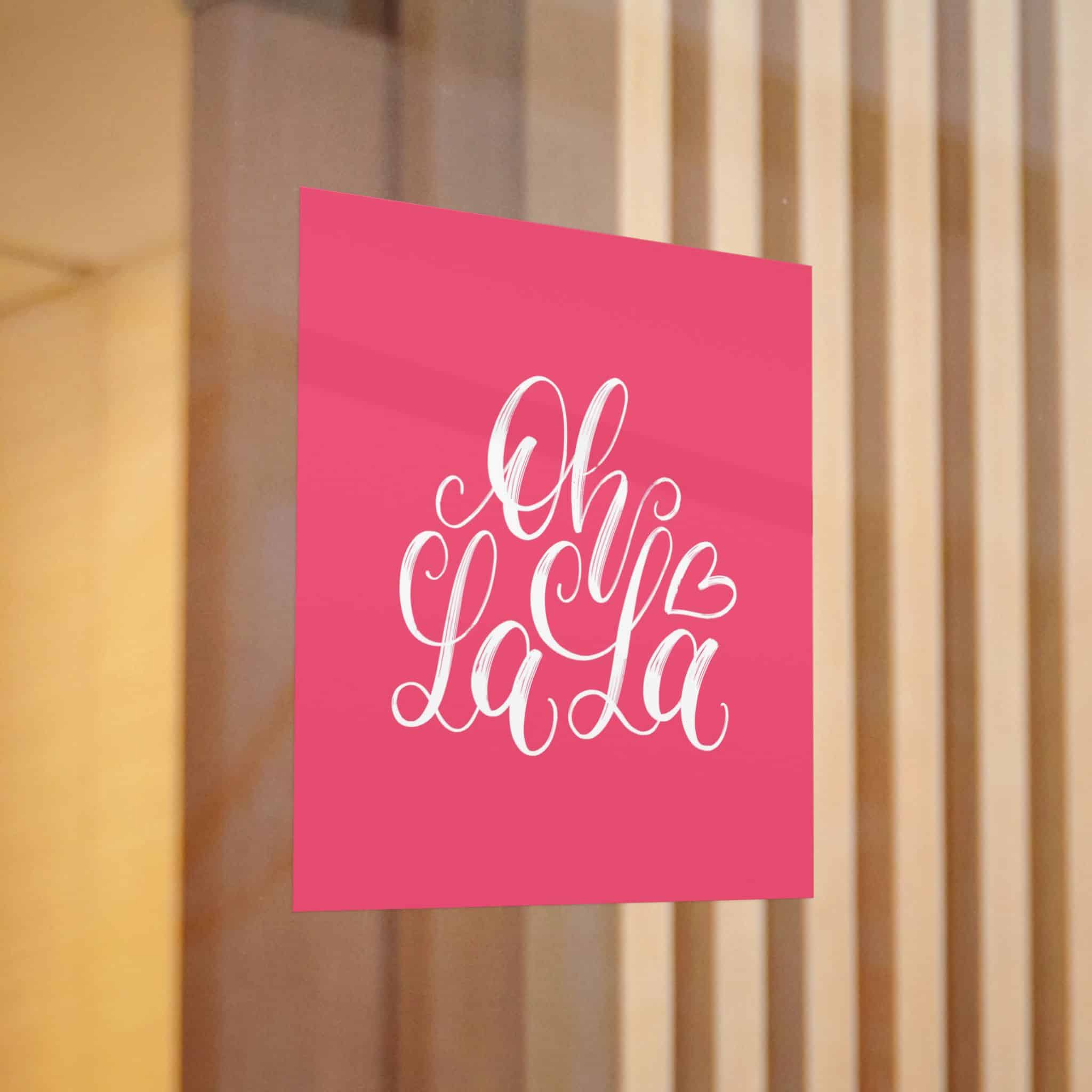 Oh La La Die Cut Stickers Dtf - Image 12