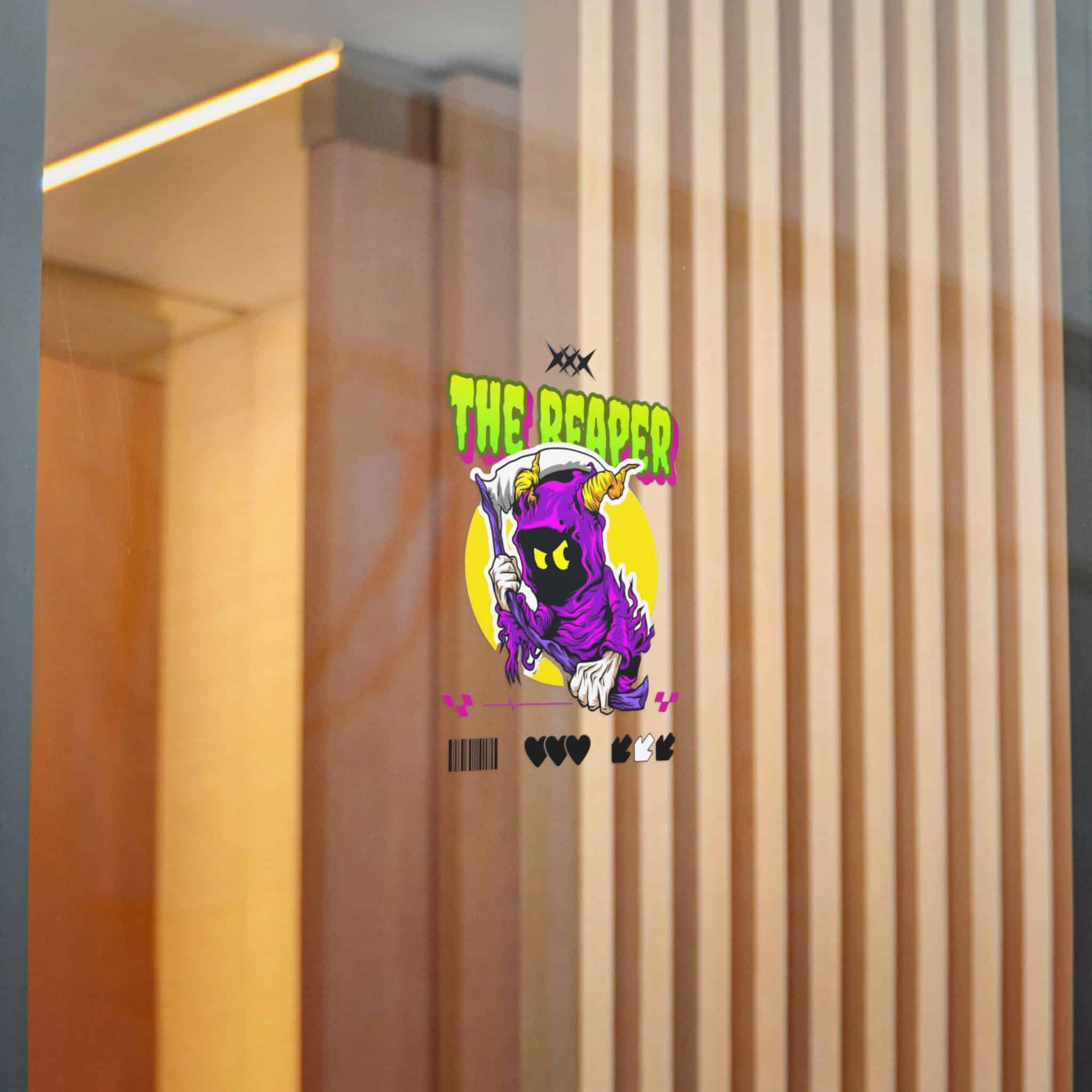 Typography Tshirt Design Reaper Die Cut Stickers Dtf - Image 16