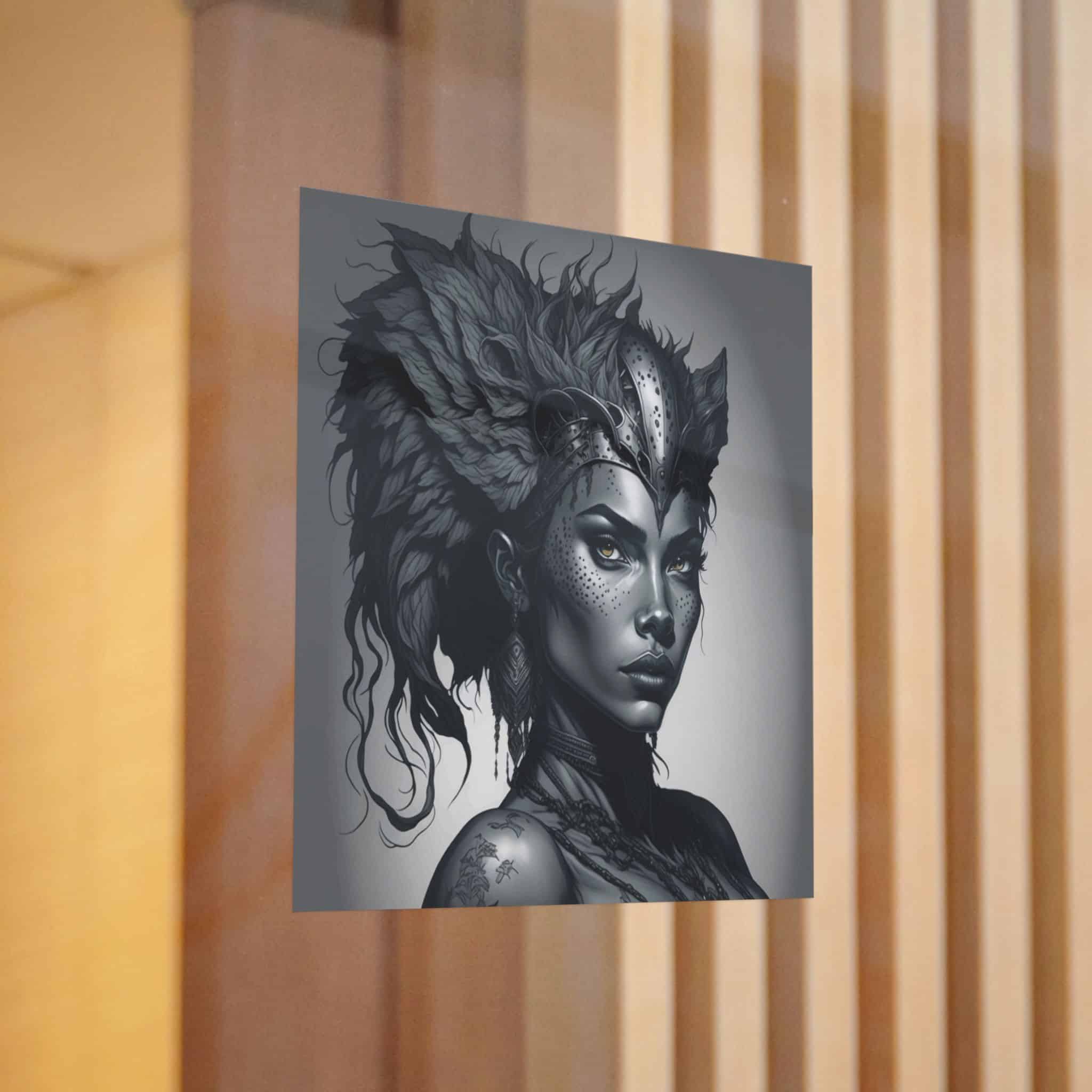 Human Cheetah Queen Die Cut Stickers Dtf - Image 12