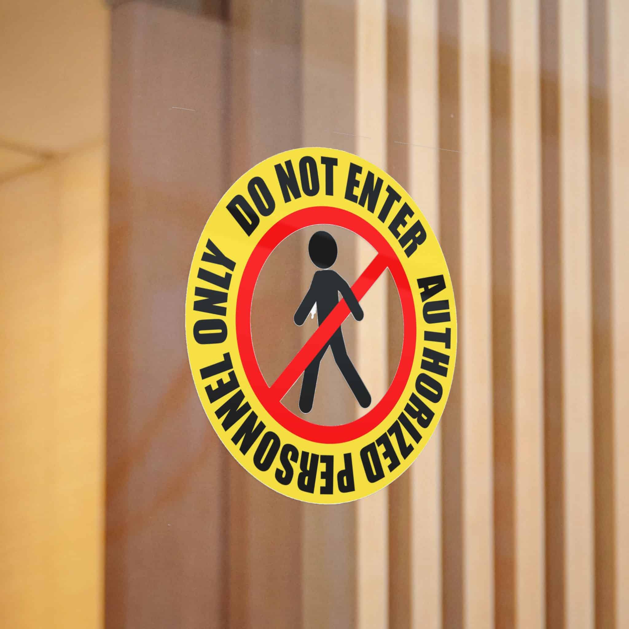 Personnel Only Die Cut Stickers Dtf - Image 12