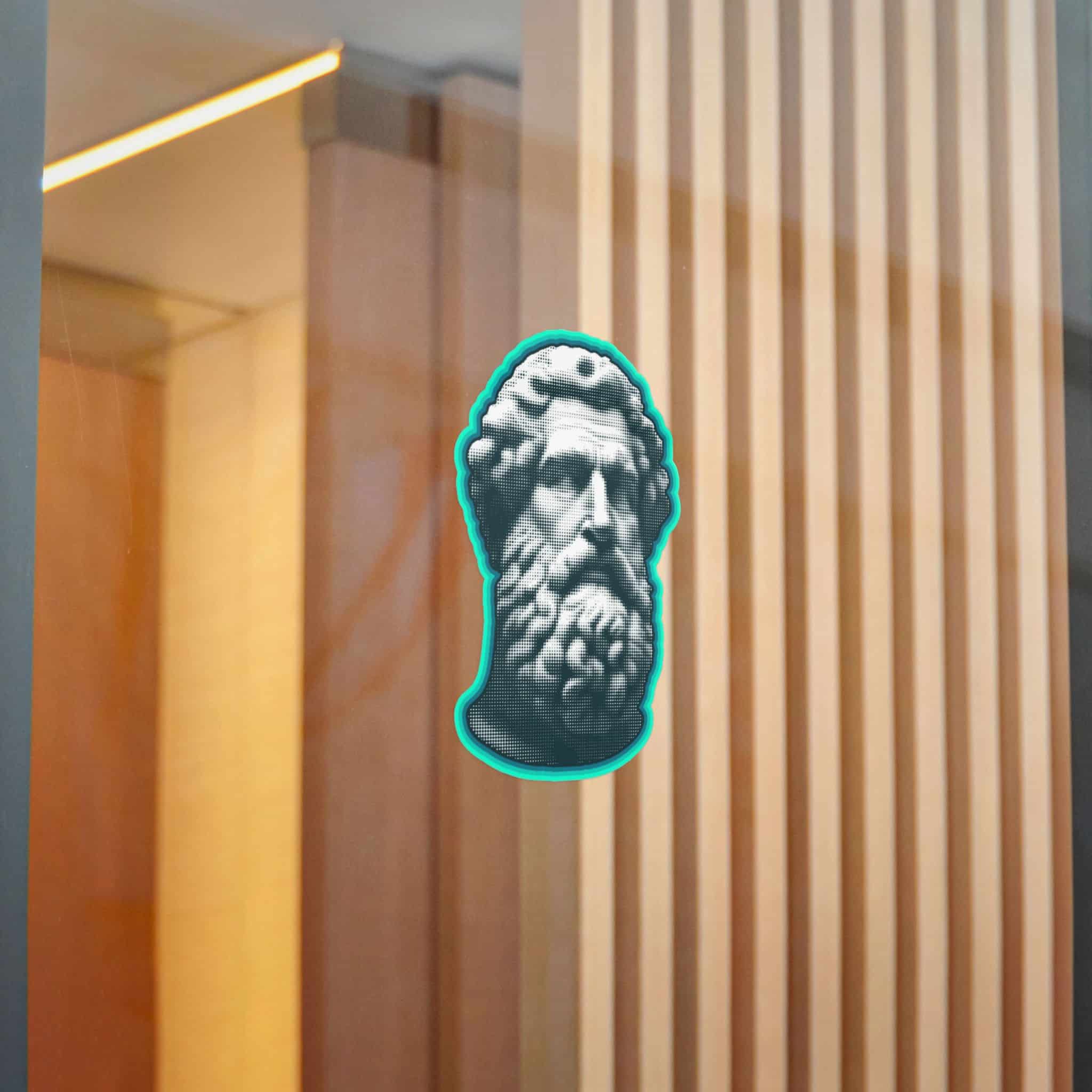 Halftone Vector Greece Modern Face Statue With Contemporary Pop Art Style Copia Die Cut Stickers Dtf - Image 20