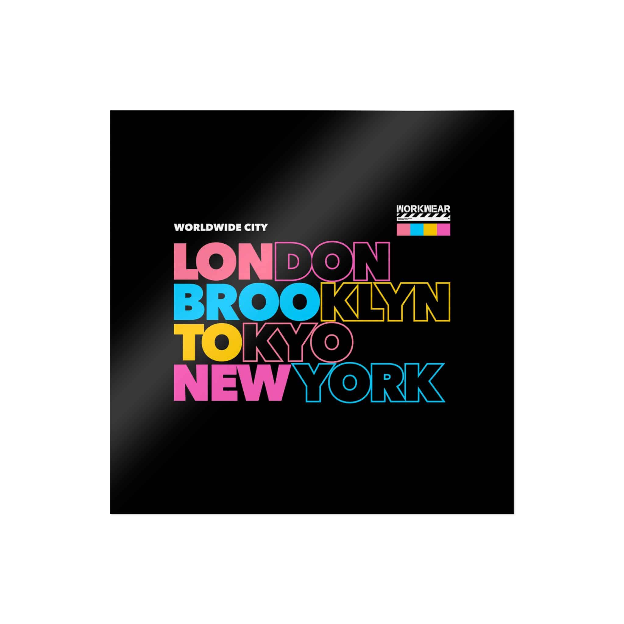 London Brooklyn Tokyo New York Street Vintage Die Cut Stickers Dtf - Image 21