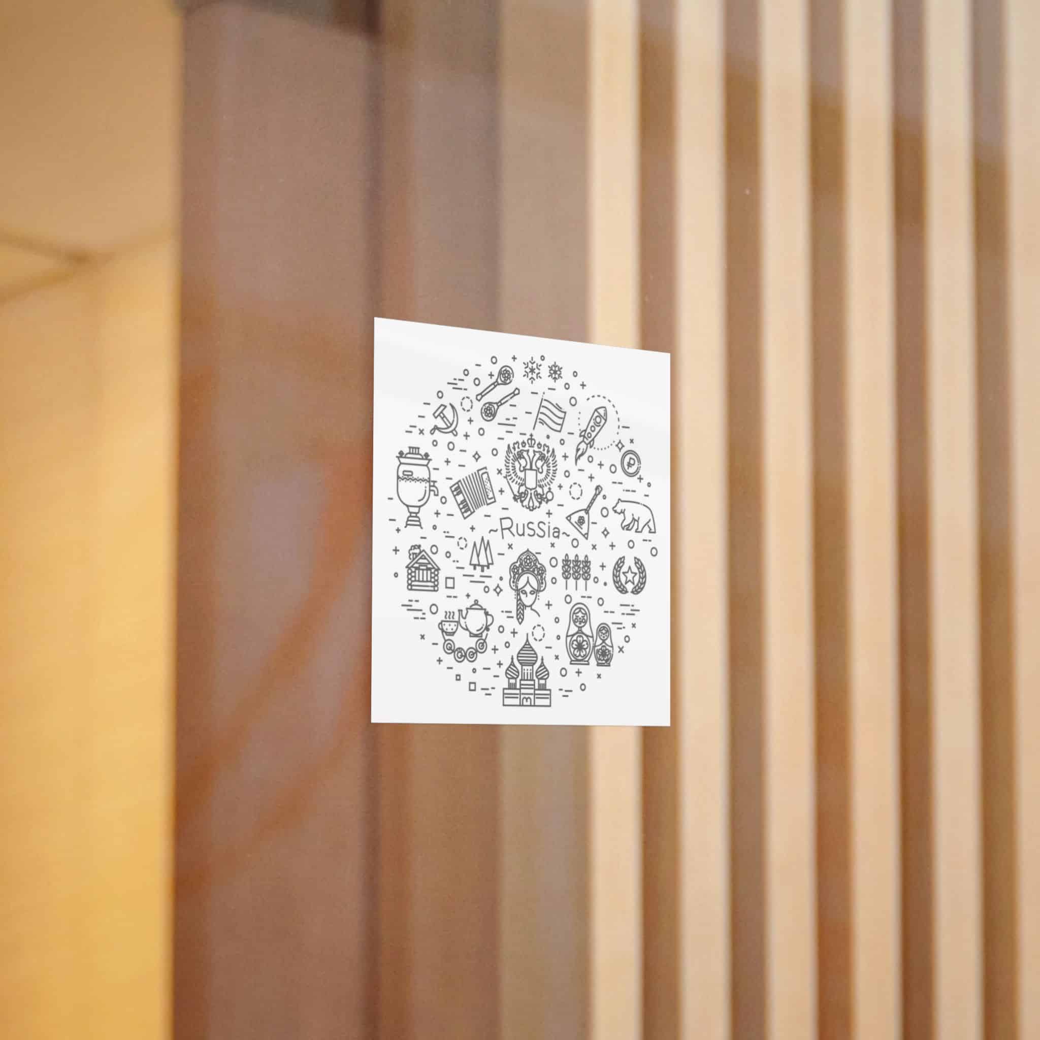 Russia Die Cut Stickers Dtf - Image 4