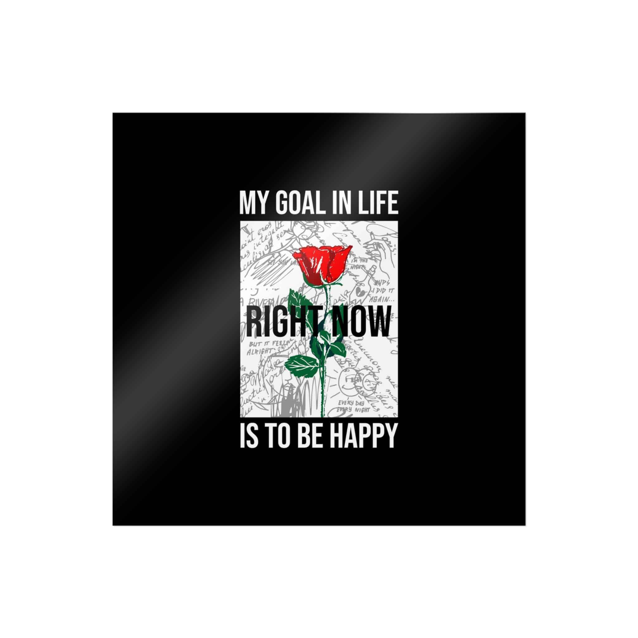 My Goal In Life Slogan Simple Vintage Fashion Die Cut Stickers Dtf - Image 29