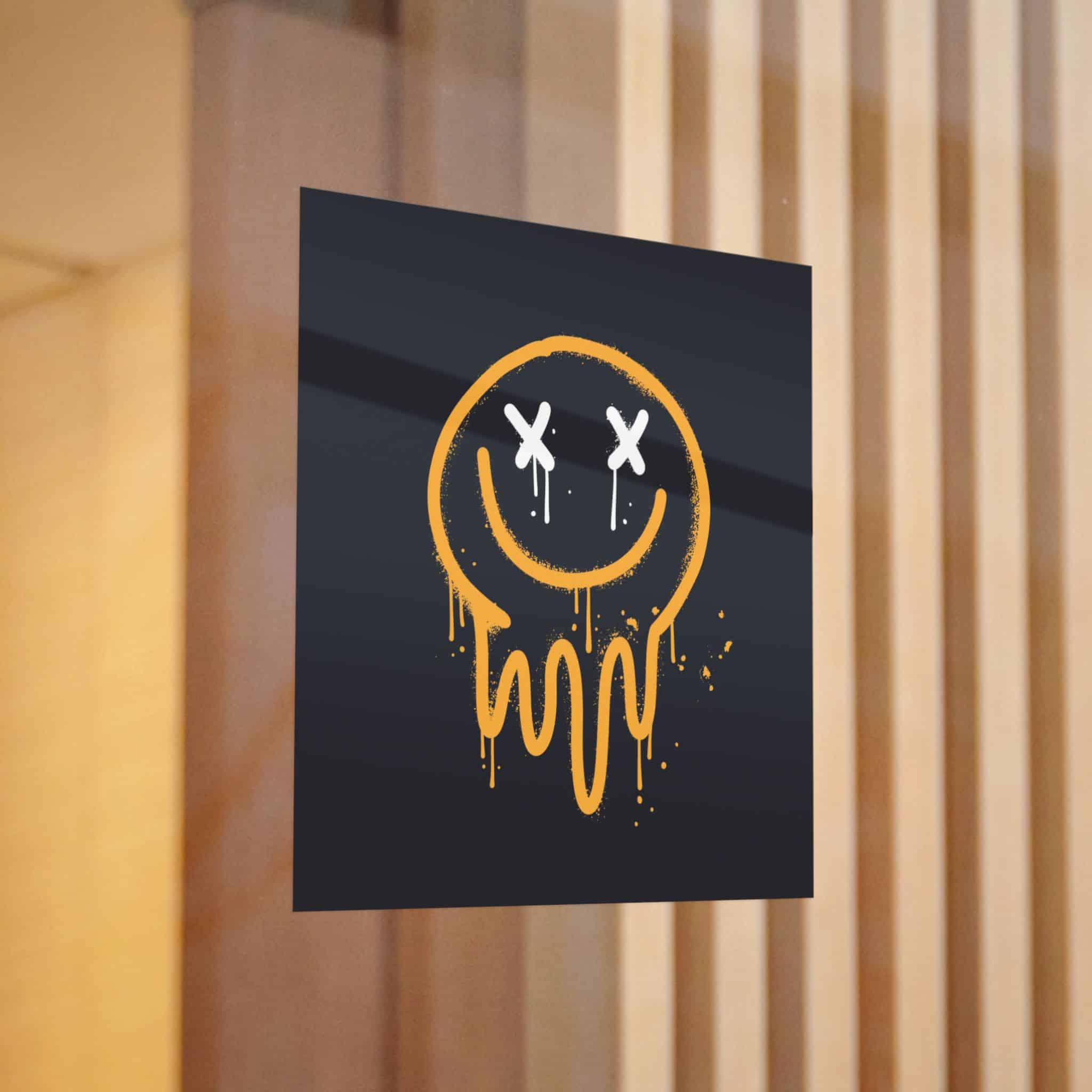 Smiling Die Cut Stickers Dtf - Image 12