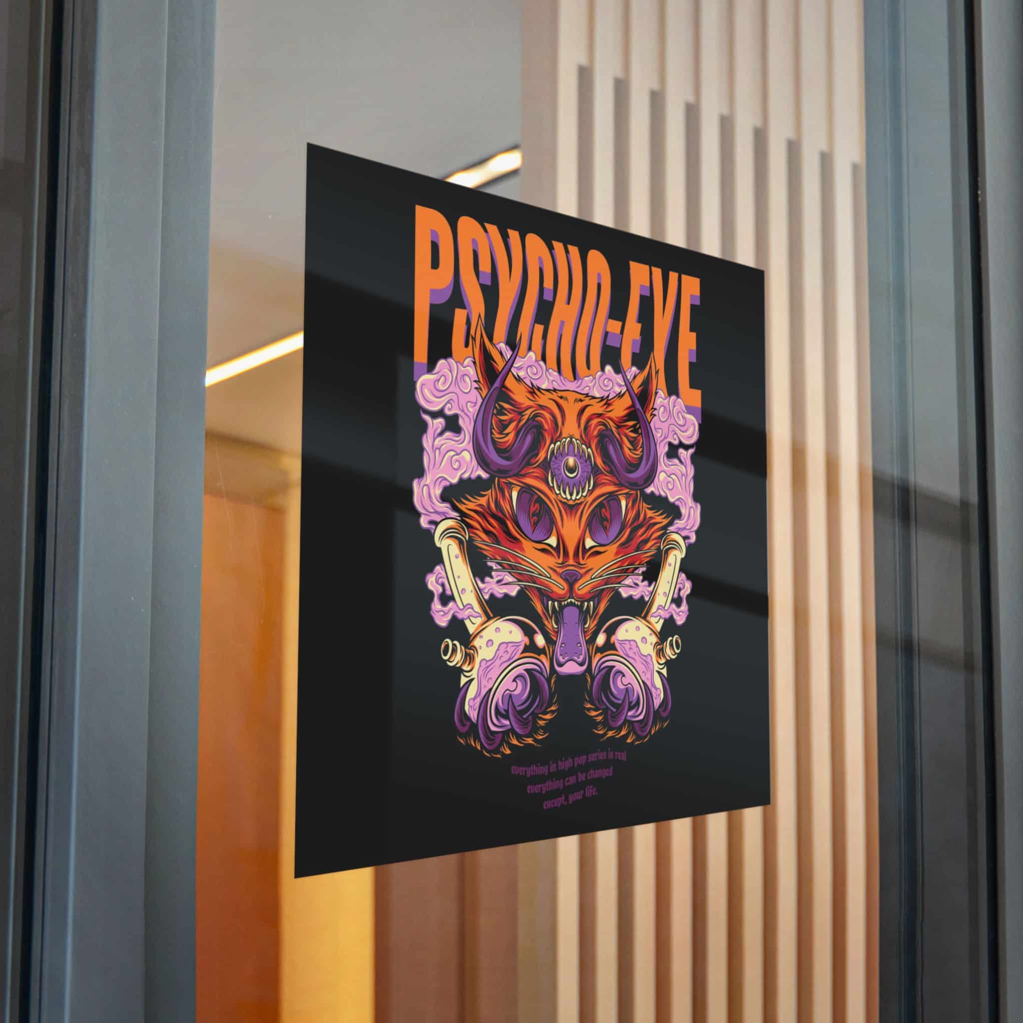 Psycho Eye Die Cut Stickers Dtf - Image 32