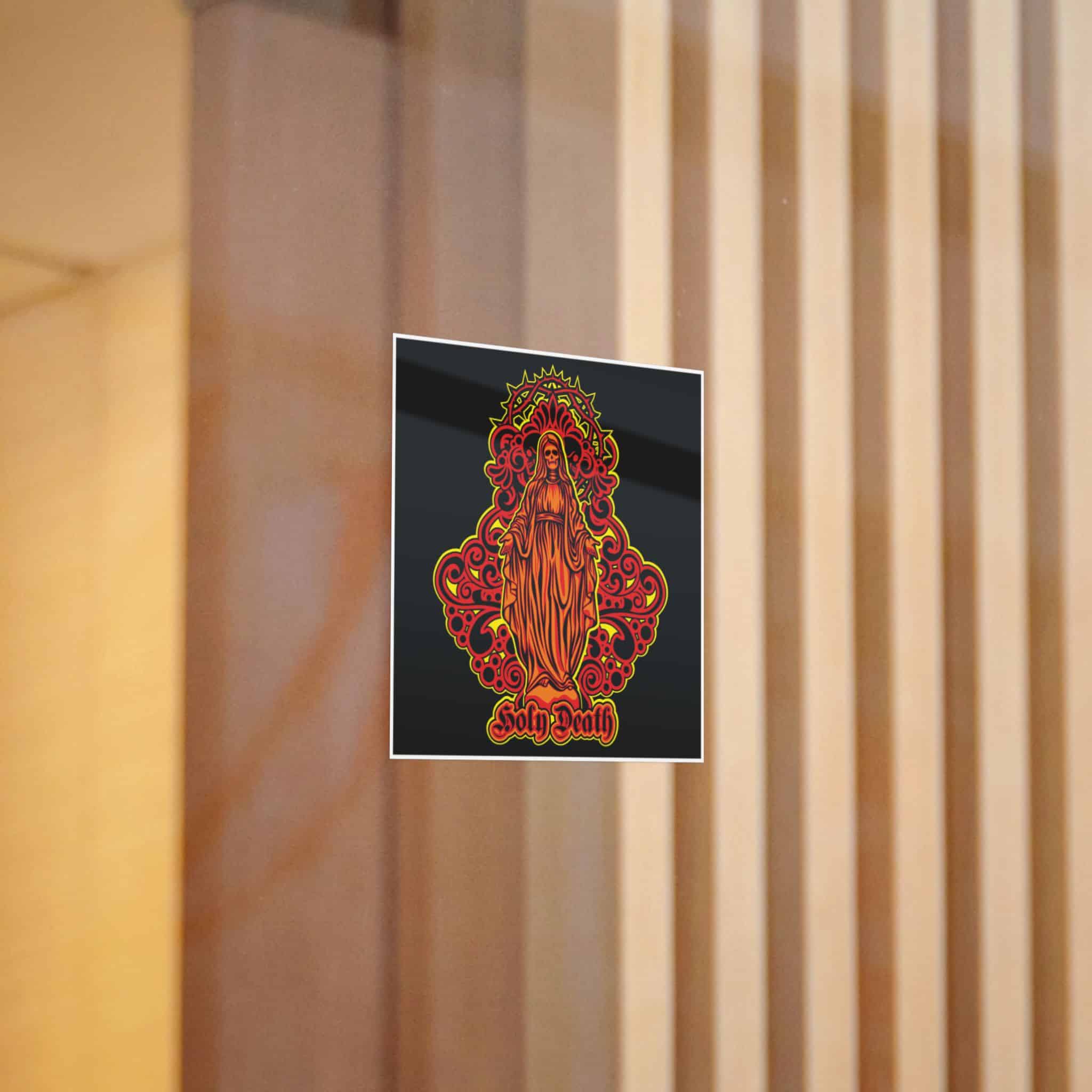 Santa Muerte 31 Die Cut Stickers Dtf - Image 4