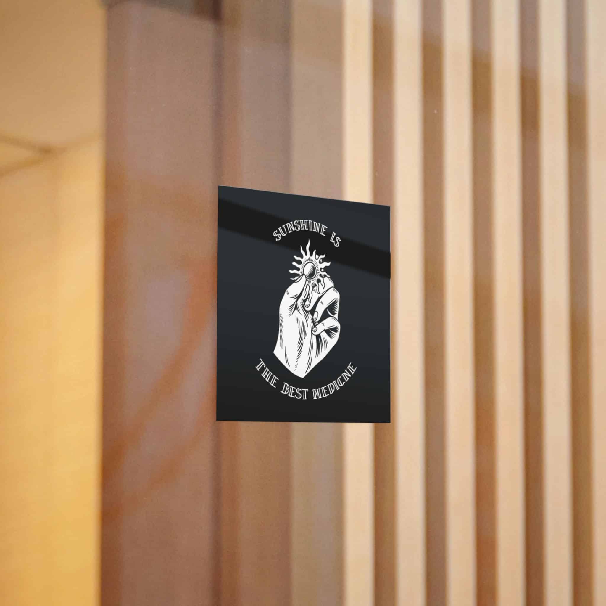 Sunshine Is the Best Medicine Die Cut Stickers Dtf - Image 4