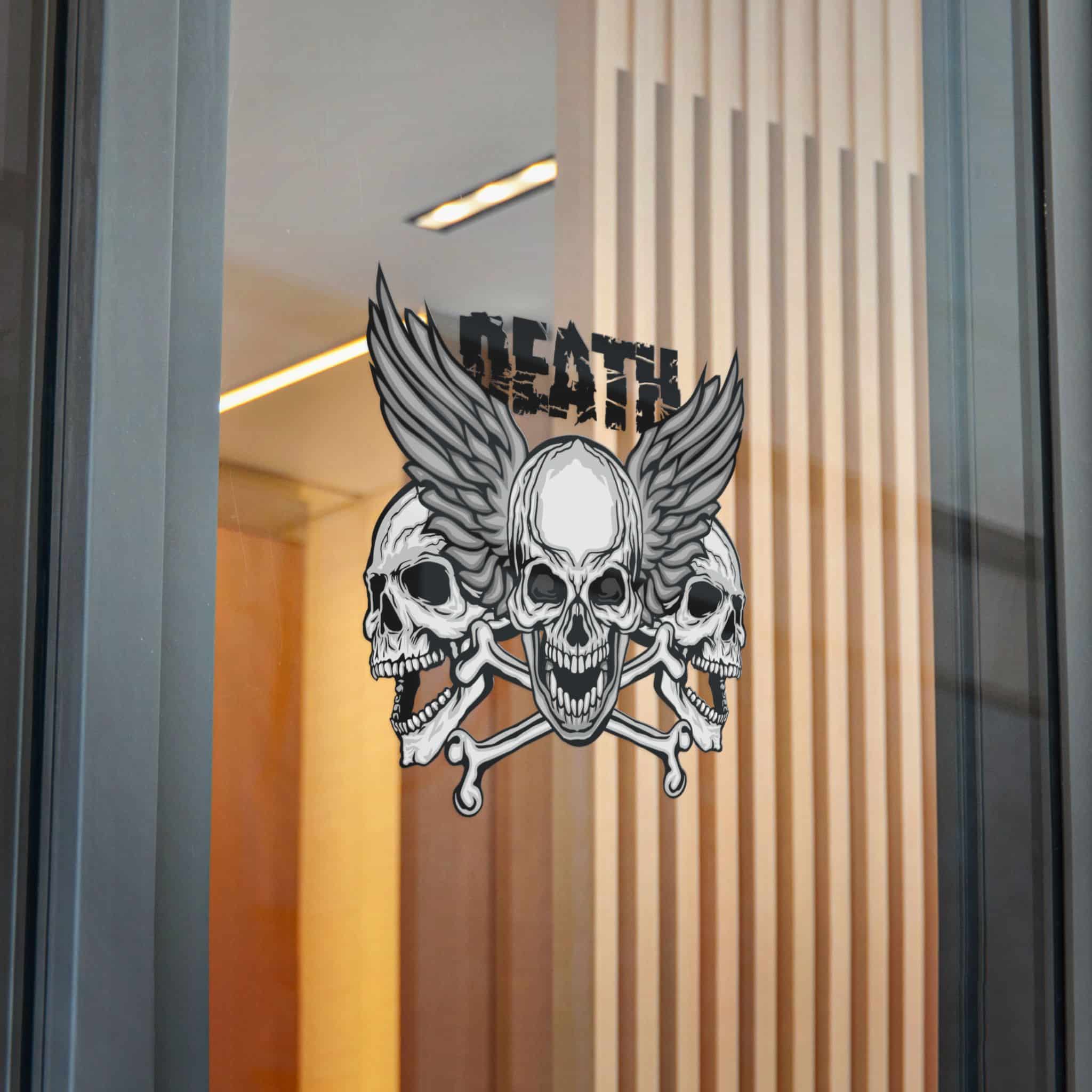 Gothic Sign With Skull Grunge Vintage Design T Shirts (6) Die Cut Stickers Dtf - Image 28