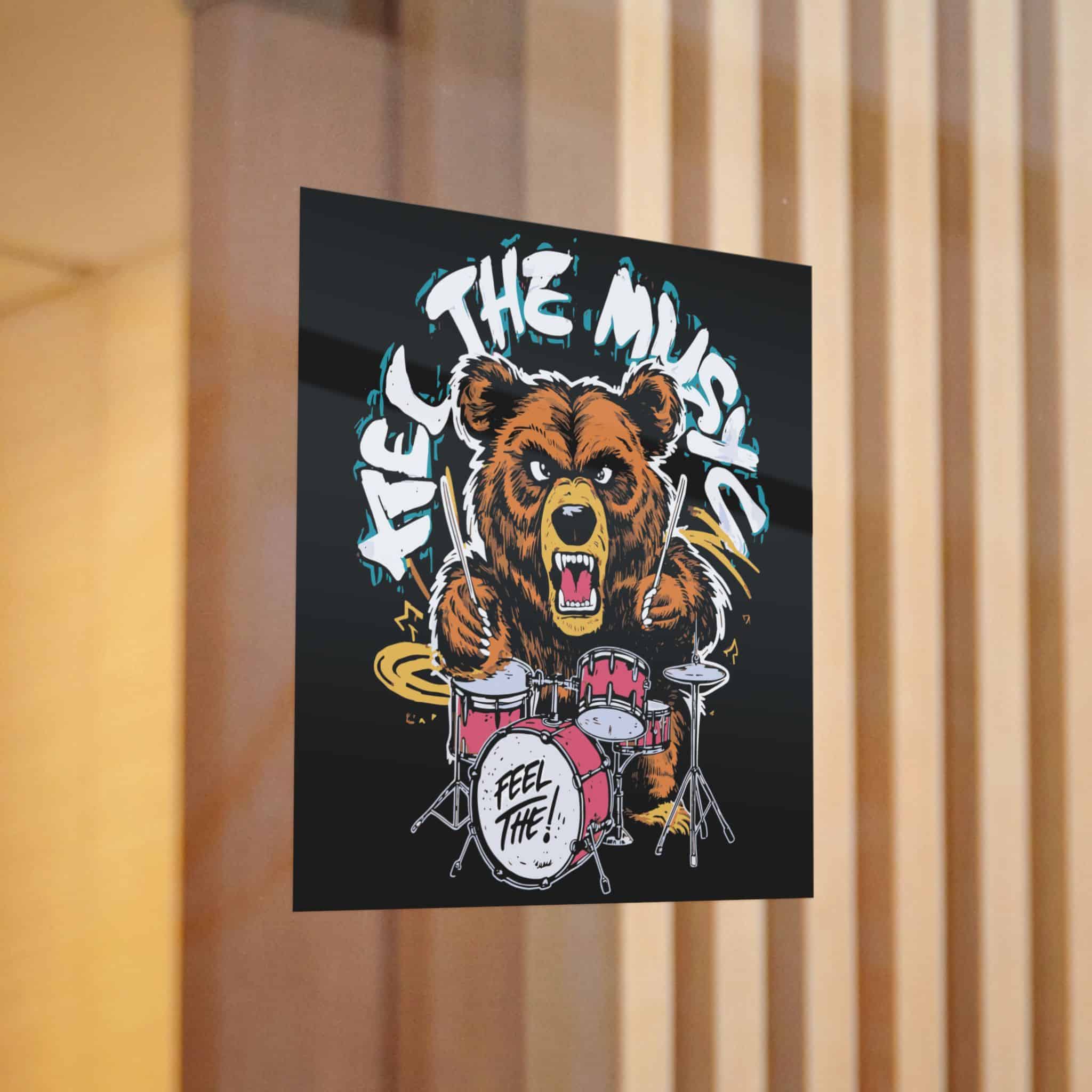 Feel the Music Copia Die Cut Stickers Dtf - Image 12
