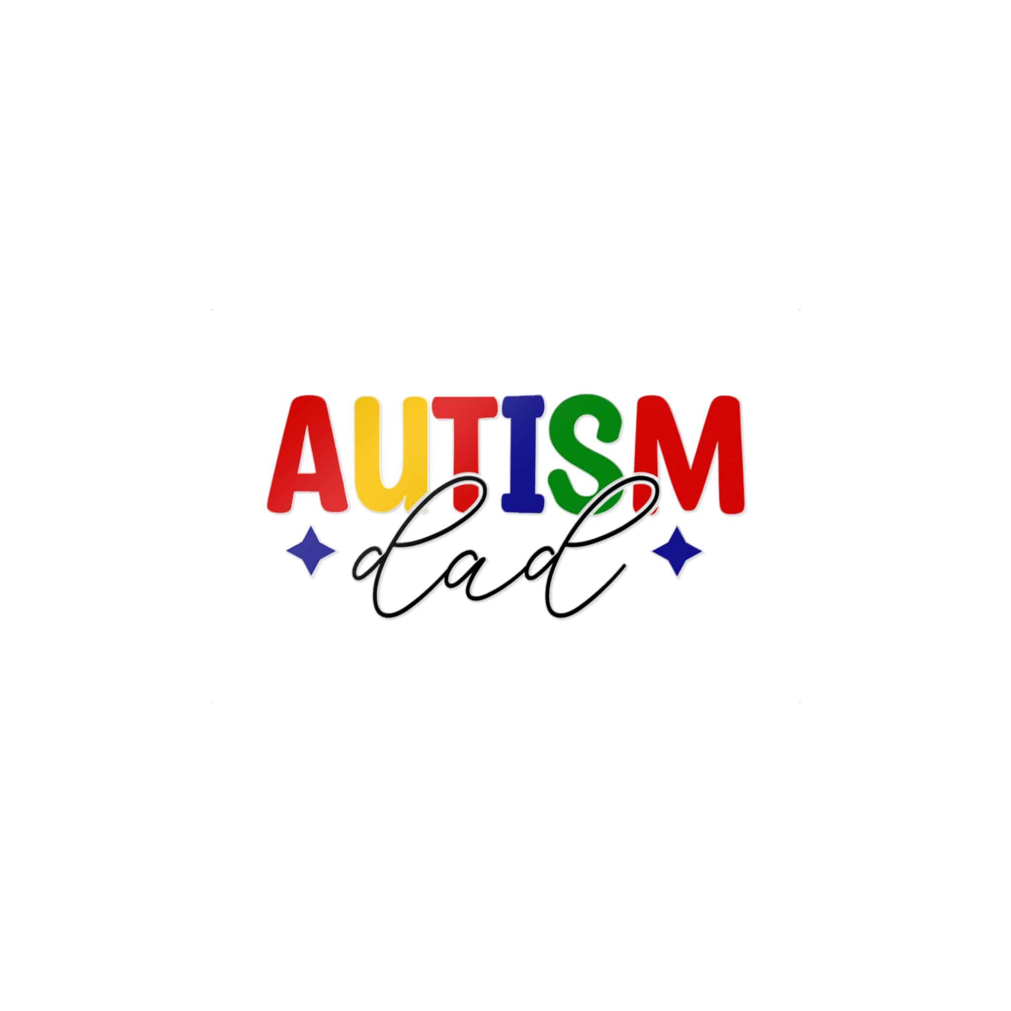 Autism Dad Die Cut Stickers Dtf - Image 9