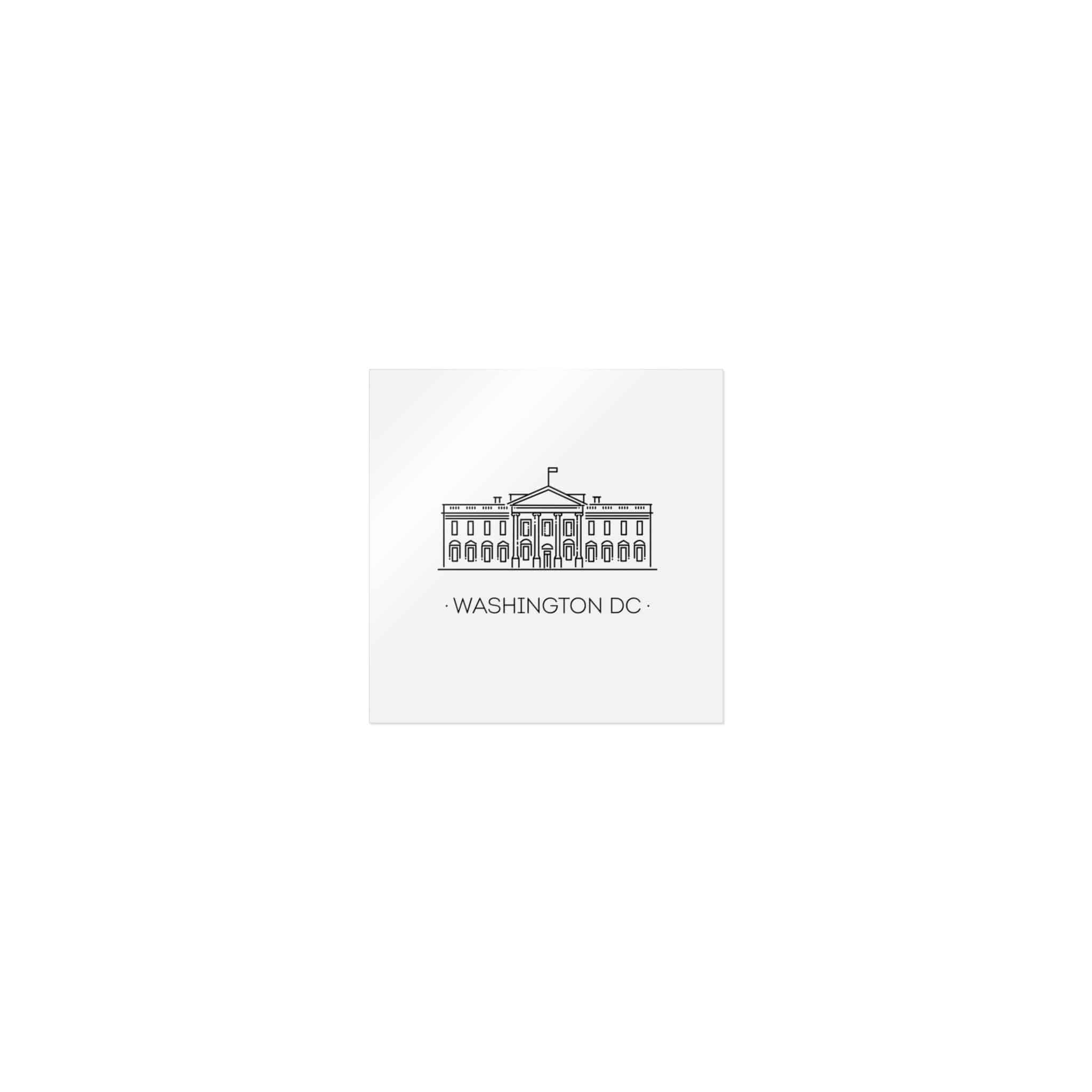 Washington Dc Die Cut Stickers Dtf - Image 17