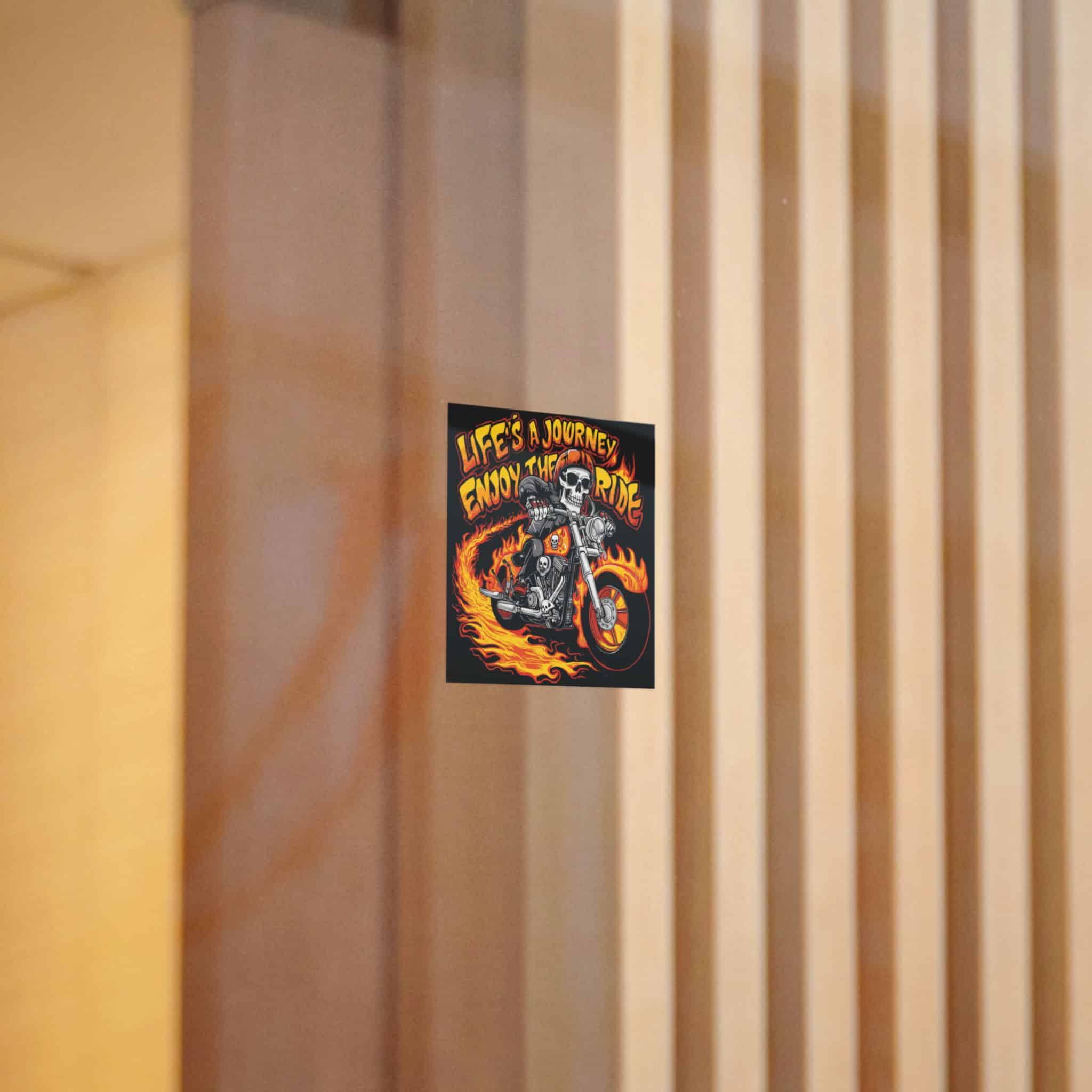 Life's A Journey Enjoy the Ride Die Cut Stickers Dtf - Image 2