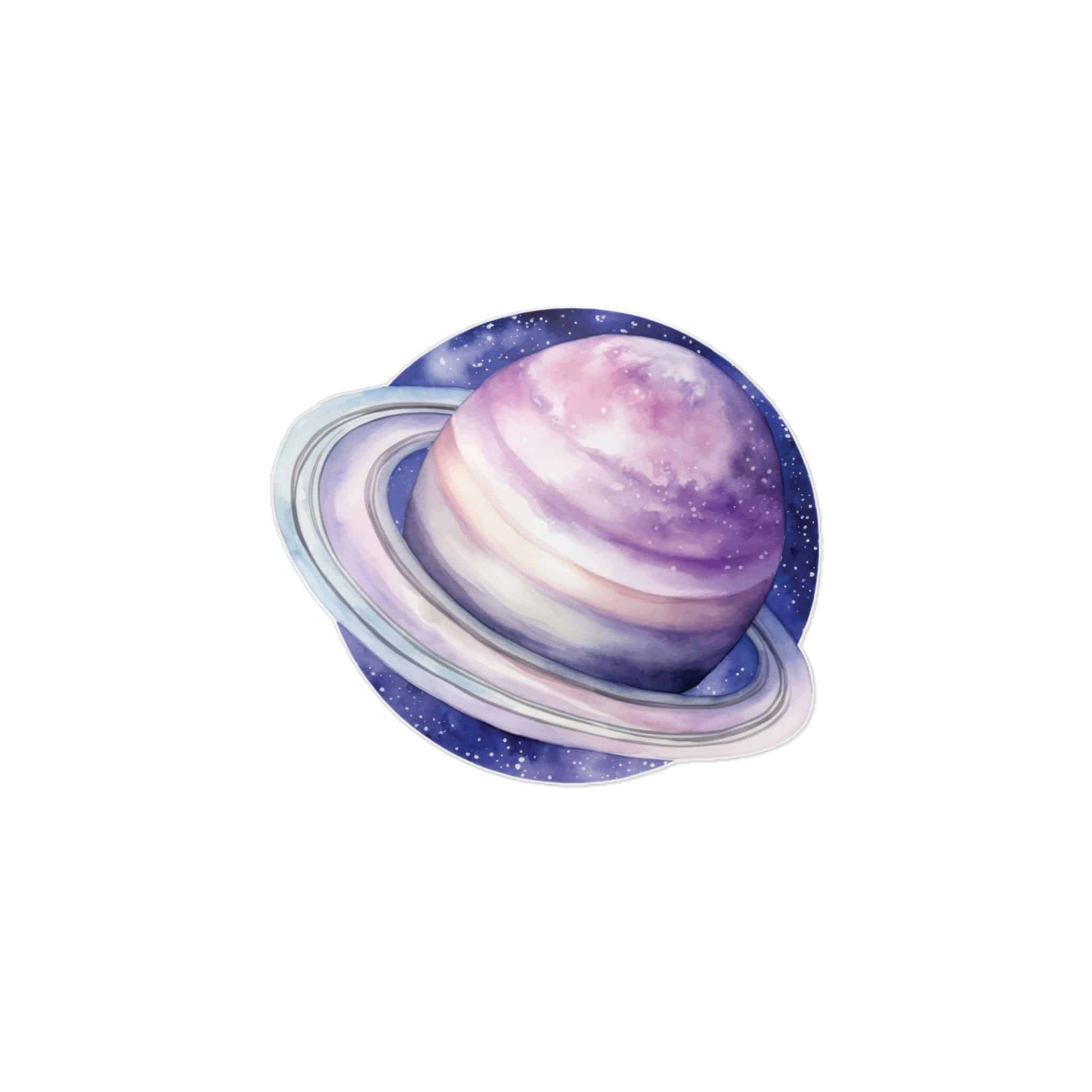 Saturn Planet Die Cut Stickers Dtf - Image 23
