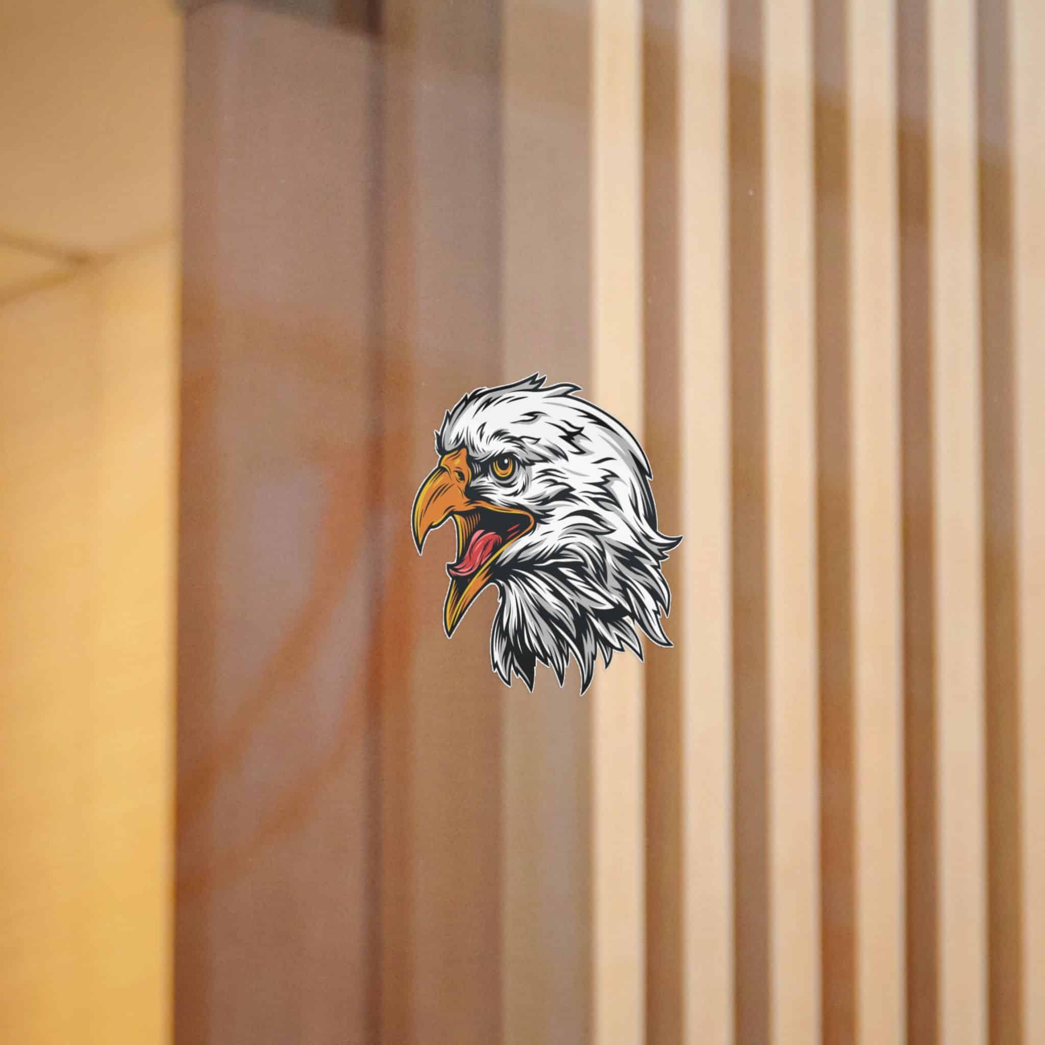 Vintage Eagle Head Mascot Die Cut Stickers Dtf - Image 10