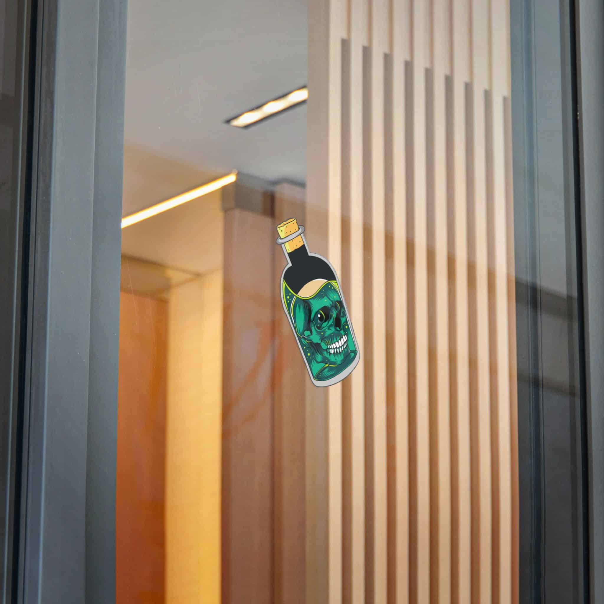 The Skull In the Bottle Contains A Chemical Liquid Design Die Cut Stickers Dtf - Image 28