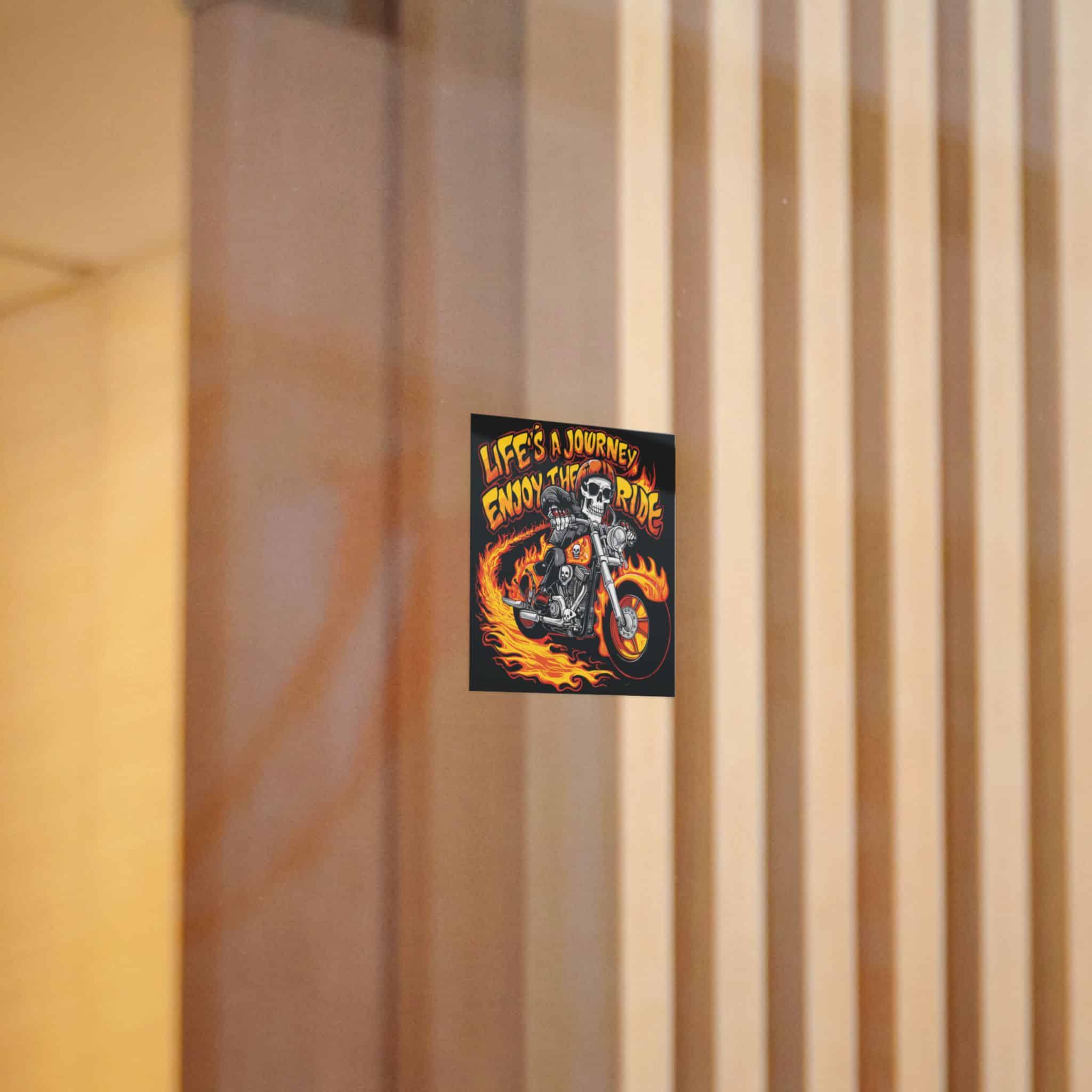Life's A Journey Enjoy the Ride Die Cut Stickers Dtf - Image 8