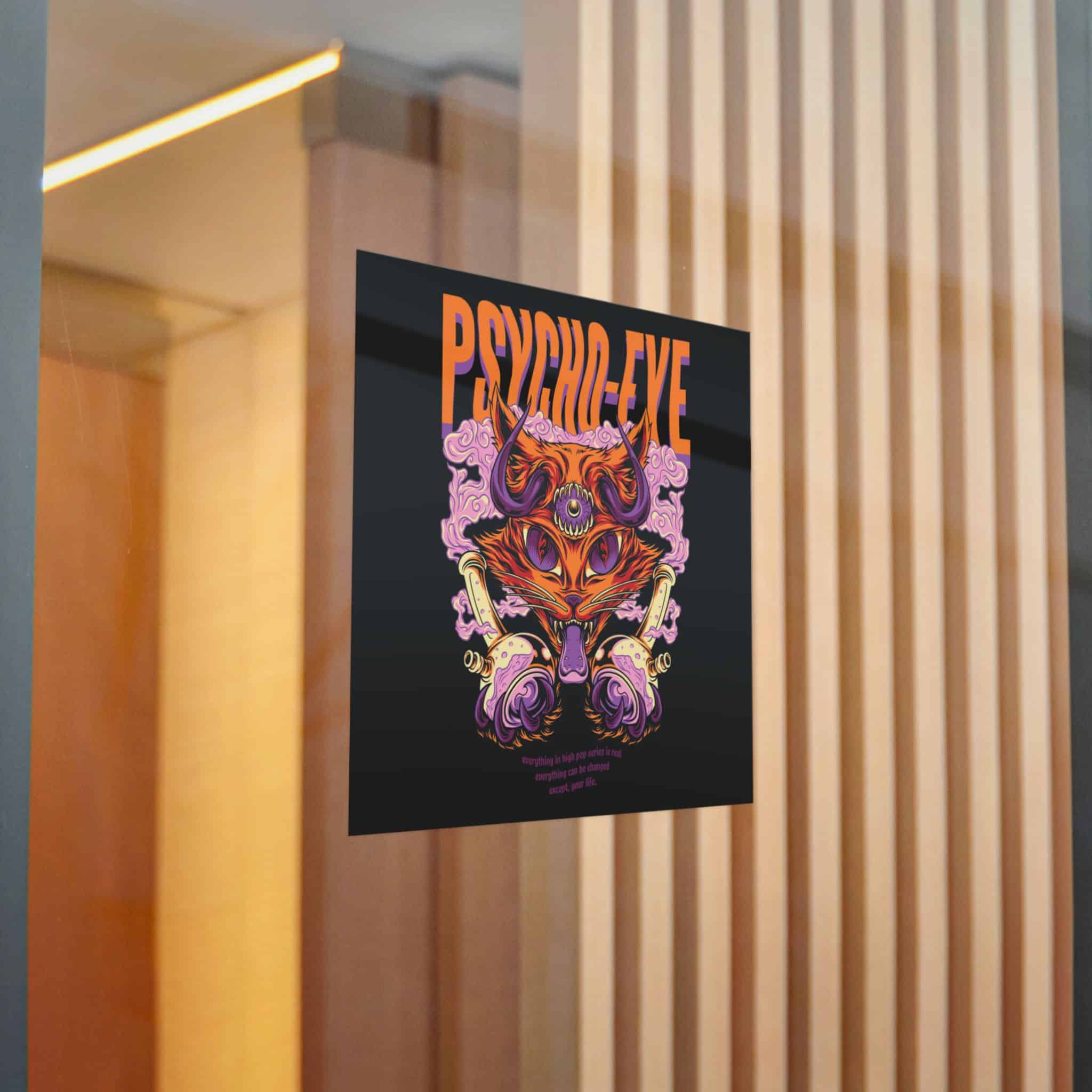 Psycho Eye Die Cut Stickers Dtf - Image 20