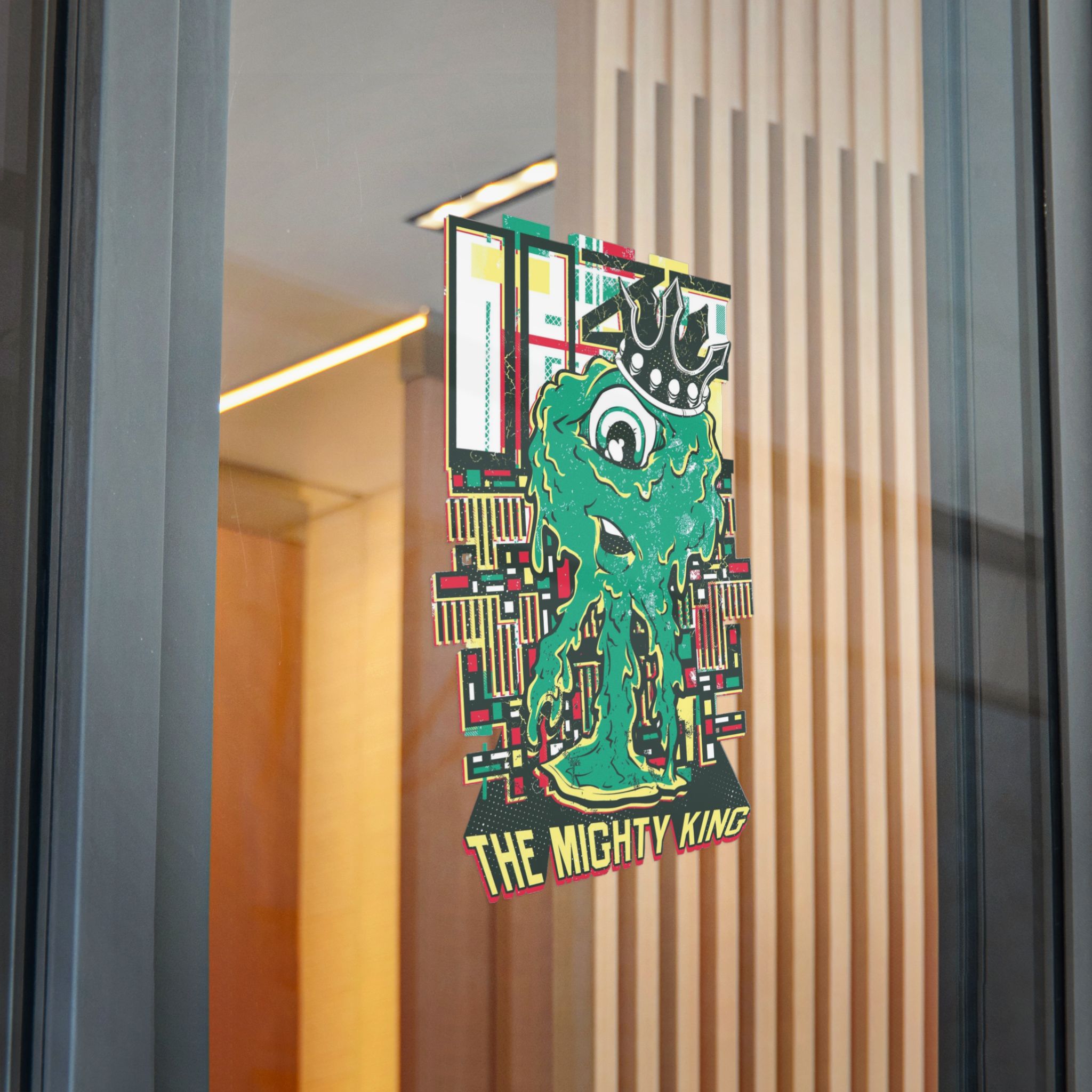 Cyclop Dripping Monster With Royal Crown Die Cut Stickers Dtf - Image 32