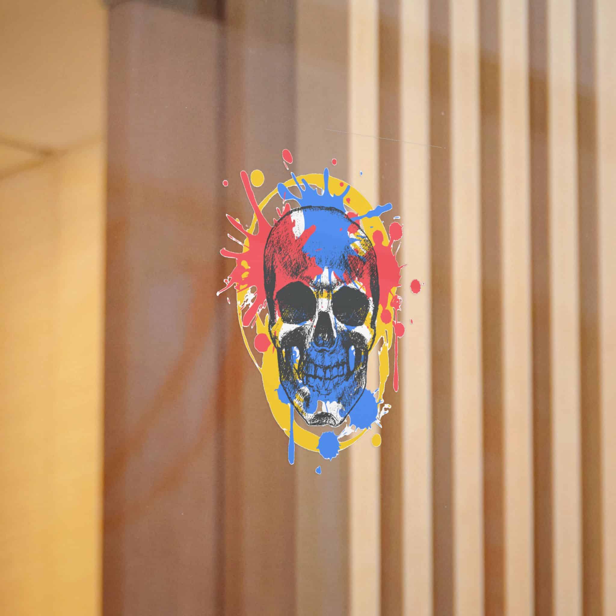Hand Drawn Skull Die Cut Stickers Dtf - Image 12