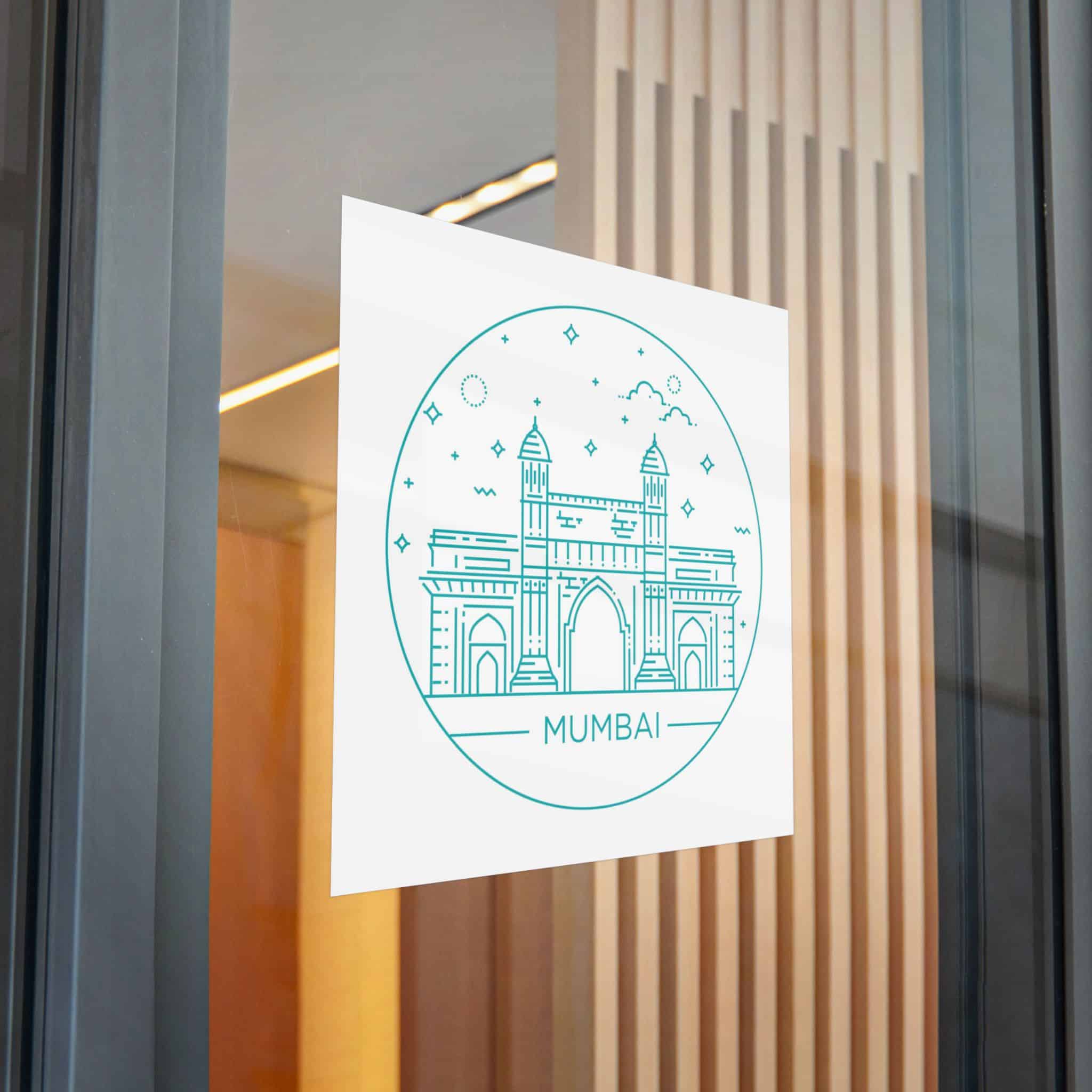 Mumbai Gateway Die Cut Stickers Dtf - Image 30