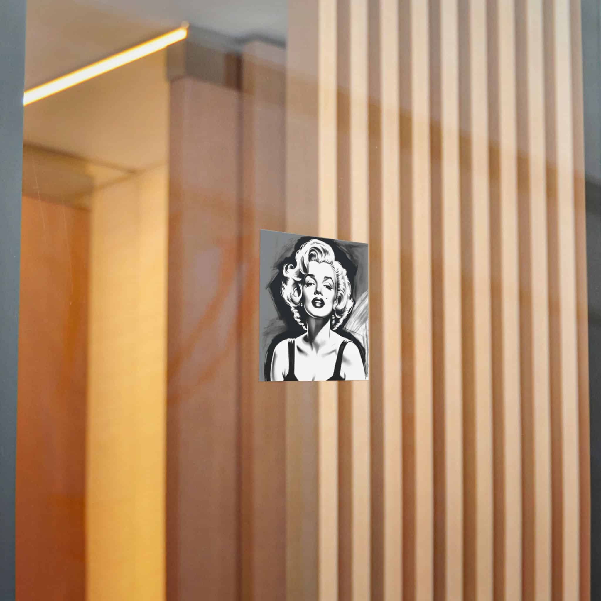 Marilyn Monroe Drawing Die Cut Stickers Dtf - Image 18
