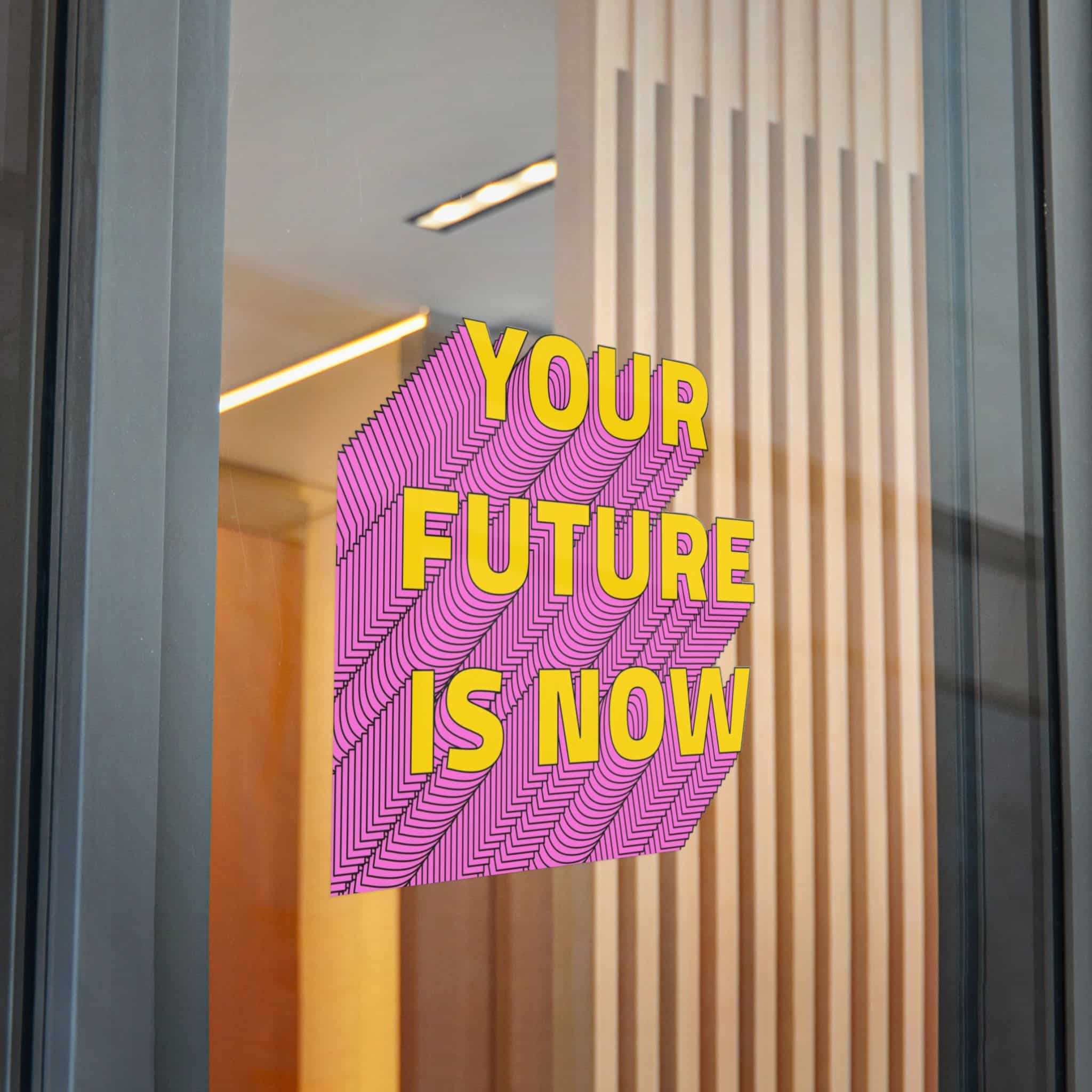 Your Future Is Now Layered Text Png Typography Retro Word Die Cut Stickers Dtf - Image 30