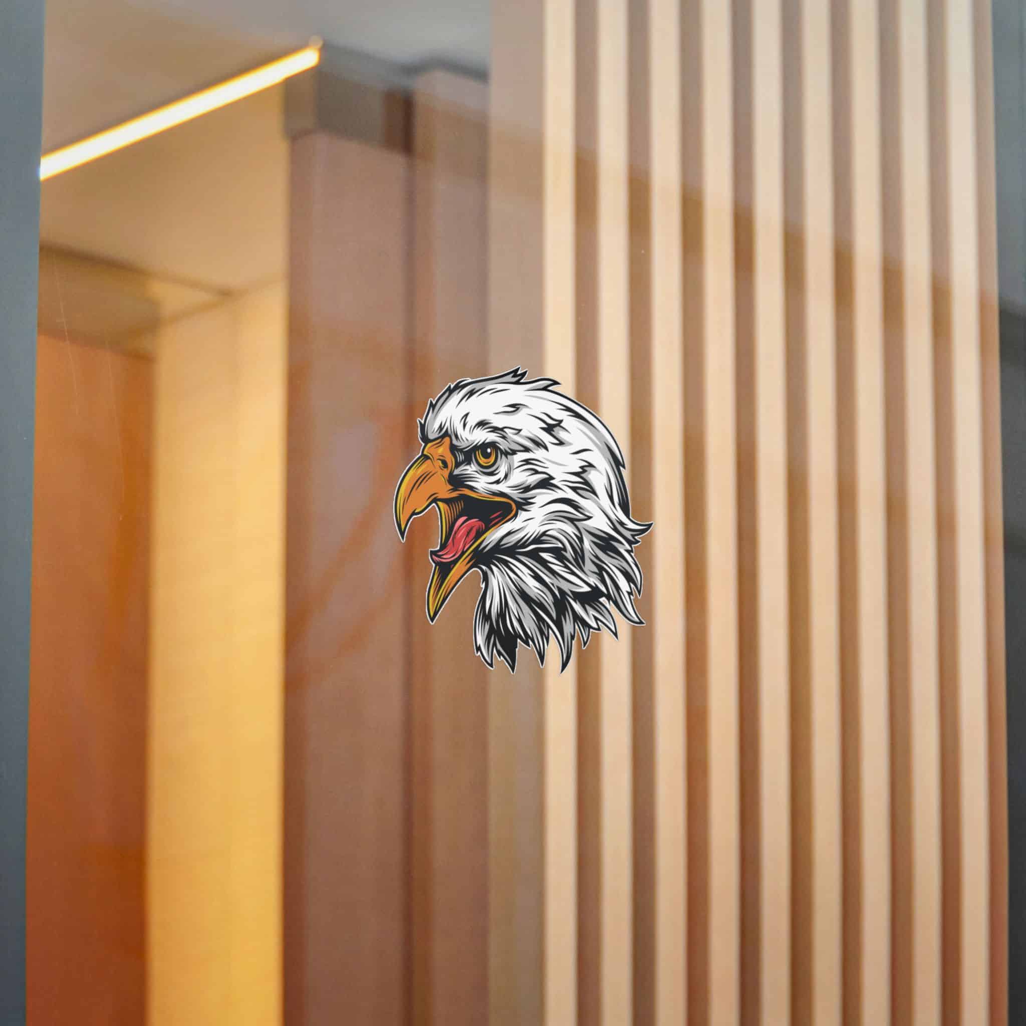 Vintage Eagle Head Mascot Die Cut Stickers Dtf - Image 14